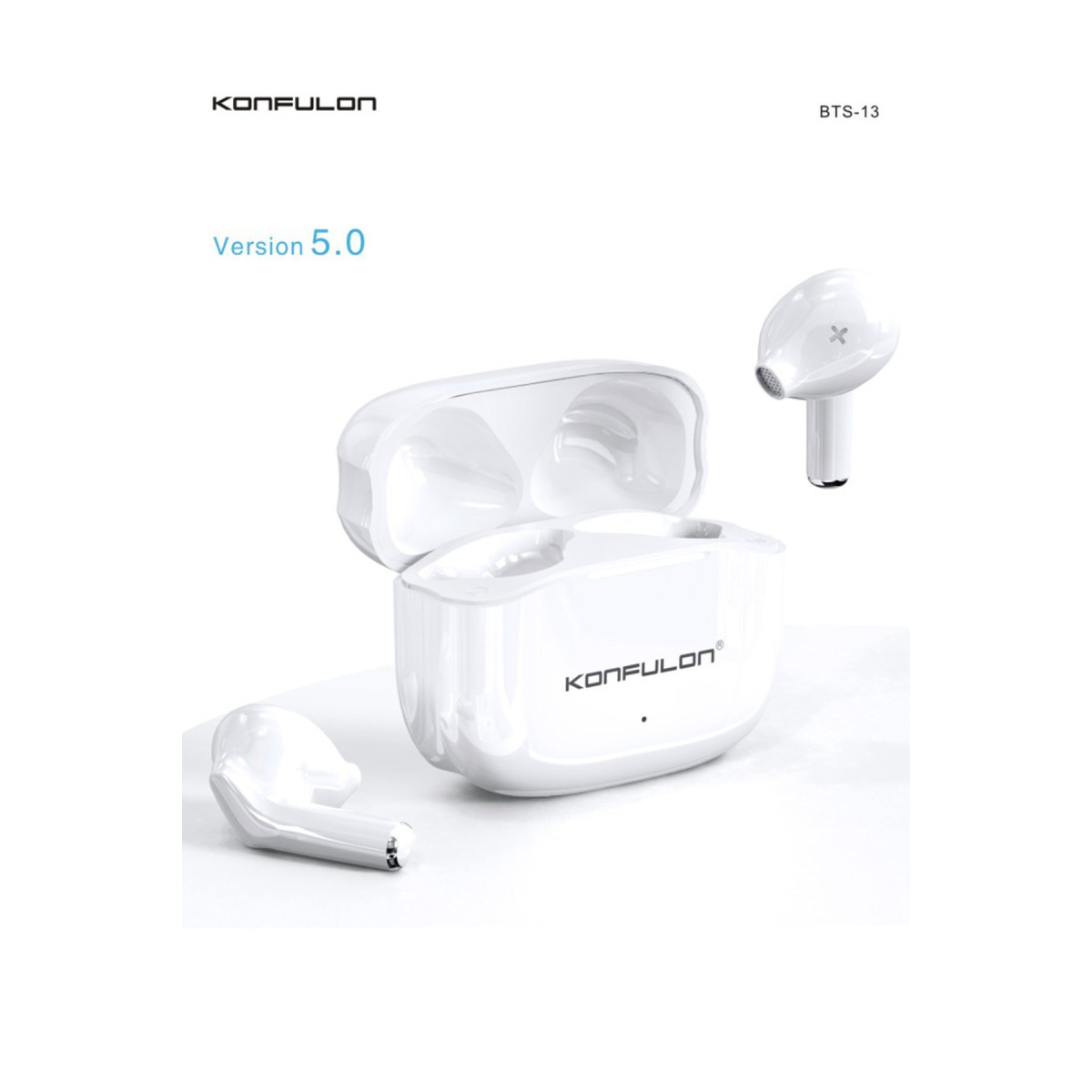 Konfulon BTS13 Kablosuz Airpods Kulaklık - Beyaz — görsel 6