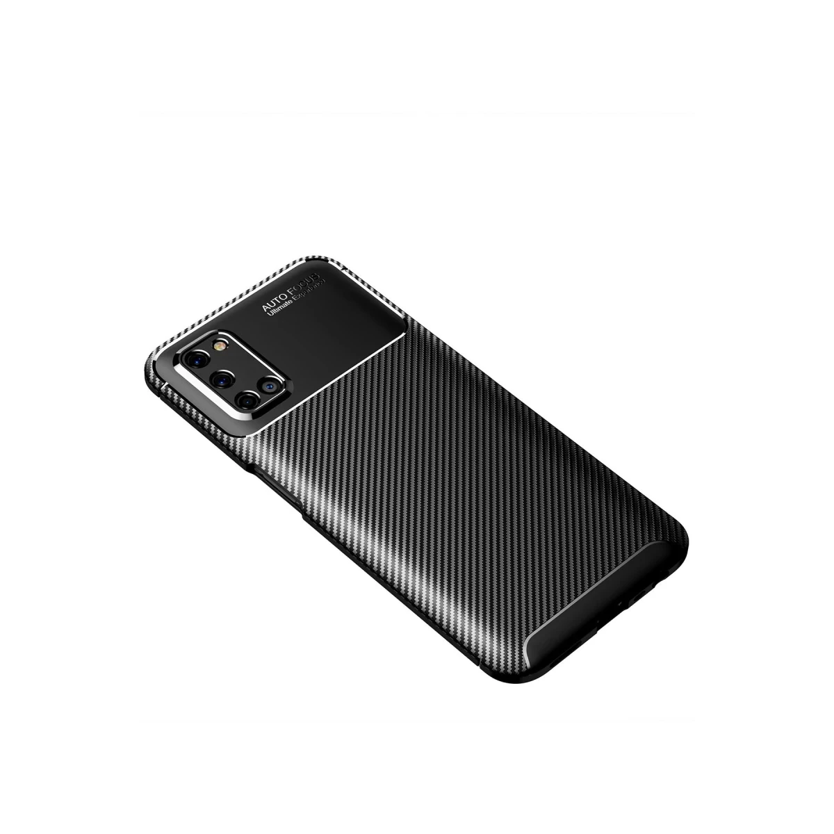 Newface Oppo A52 Kılıf Auto Focus Karbon Kapak - Siyah — görsel 5