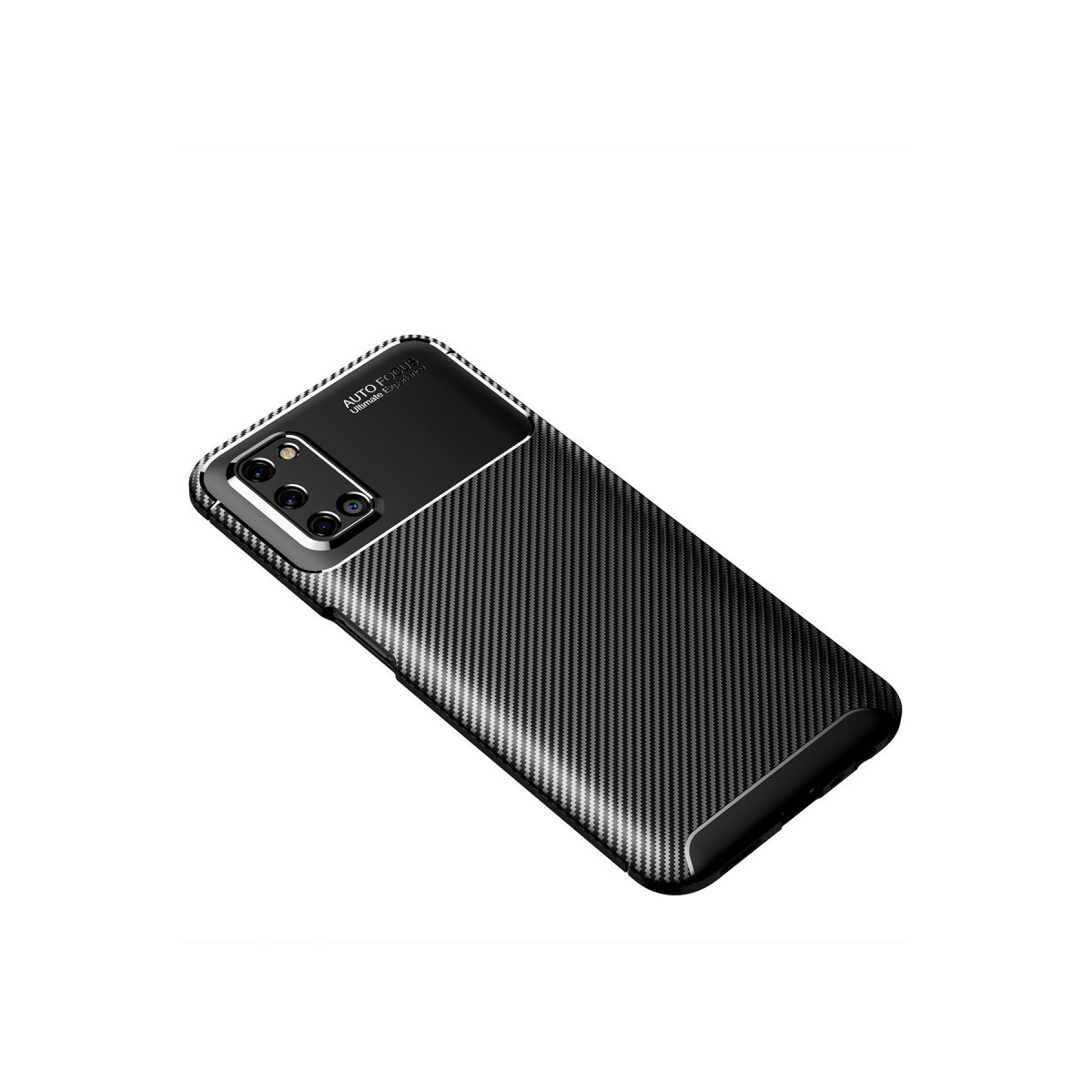 Newface Oppo A52 Kılıf Auto Focus Karbon Kapak - Siyah — görsel 8