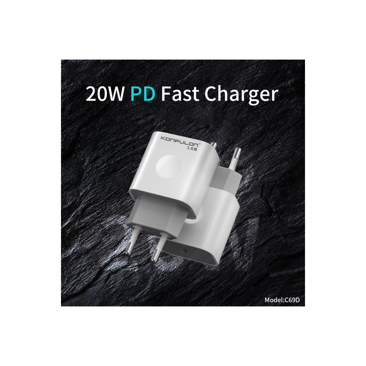 Konfulon C69D 20W Type-C Çıkışlı PD Şarj Cihazı — görsel 8