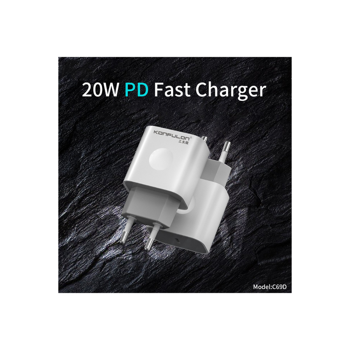 Konfulon C69D 20W Type-C Çıkışlı PD Şarj Cihazı — görsel 12