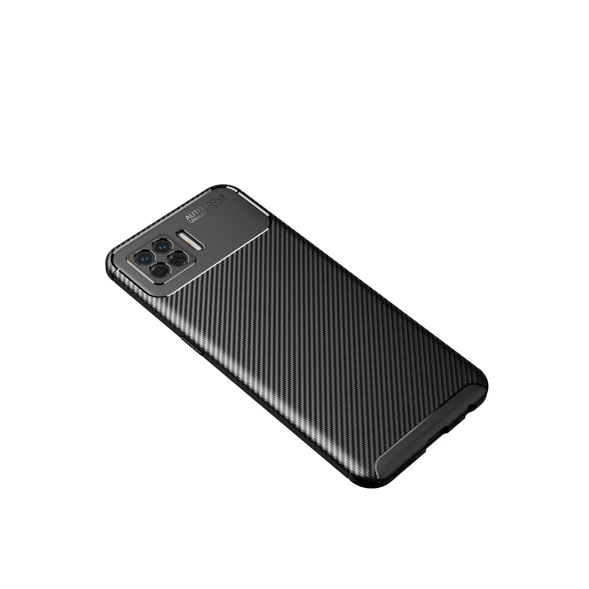 Newface Oppo A73 Kılıf Auto Focus Karbon Kapak - Siyah — görsel 5