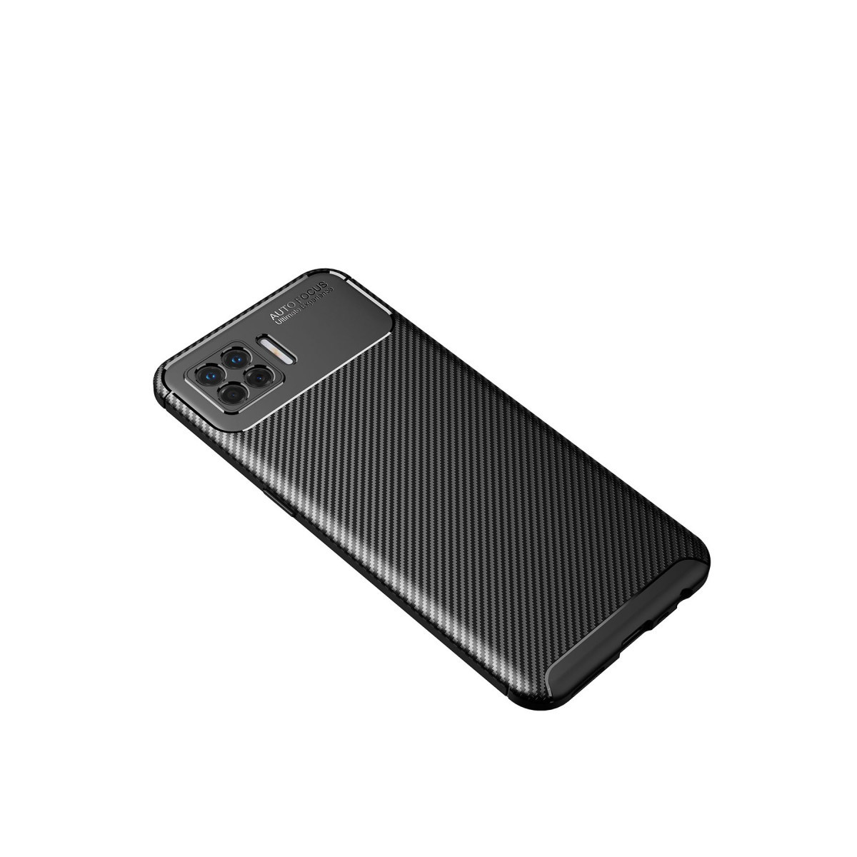 Newface Oppo A73 Kılıf Auto Focus Karbon Kapak - Siyah — görsel 8