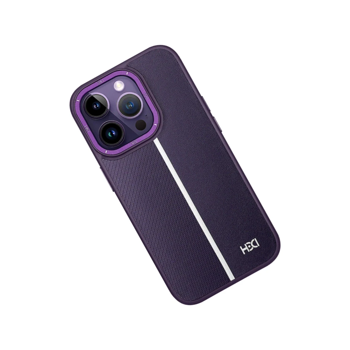 HDD Apple iPhone 14 Pro Kılıf HBC-155 Lizbon Kapak - Derin Mor
