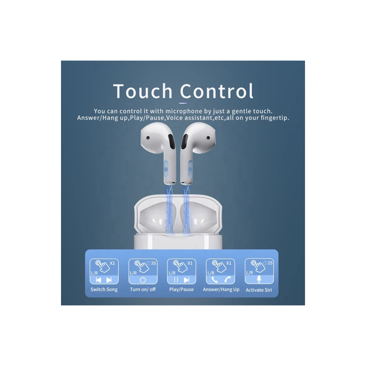 Konfulon BTS21 Kablosuz Airpods Kulaklık - Beyaz — görsel 6