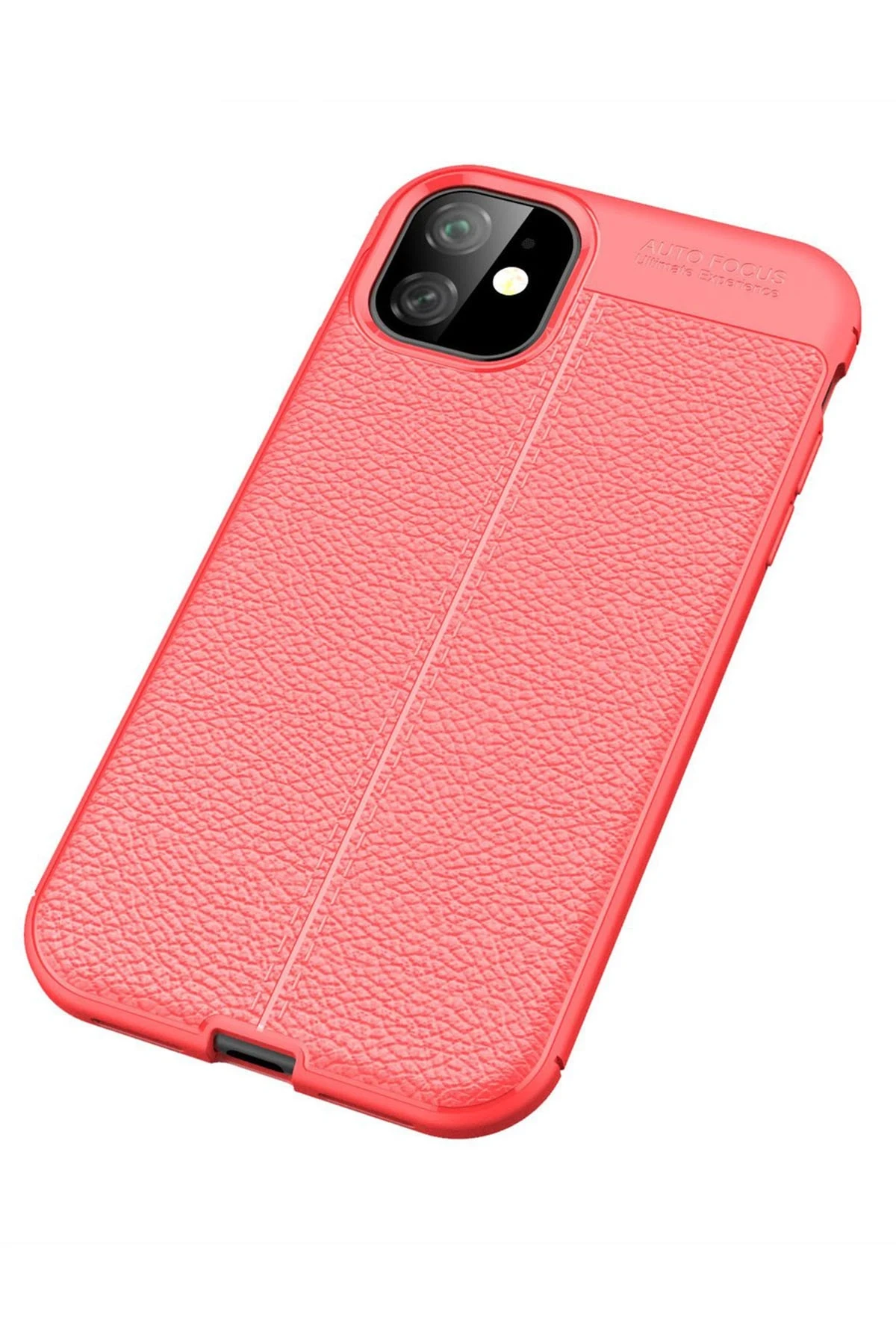 Newface iPhone 11 Kılıf Auto Focus Kapak - Kırmızı