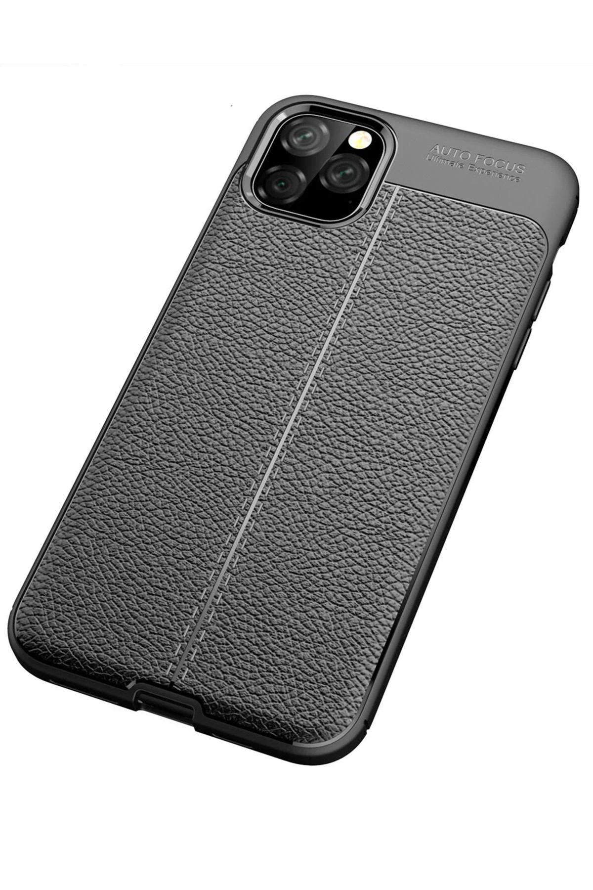 Newface iPhone 11 Pro Max Kılıf Auto Focus Kapak - Siyah