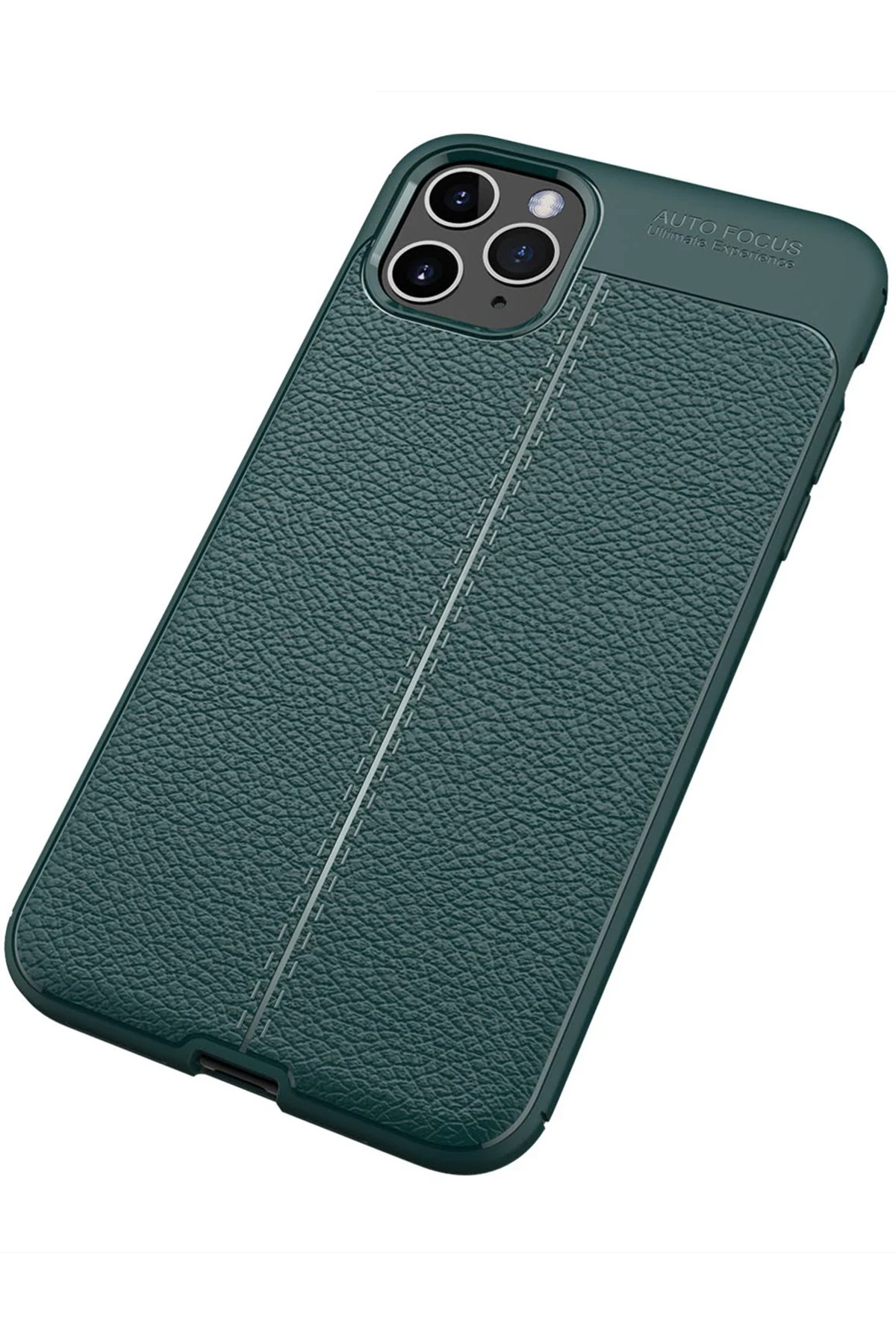Newface iPhone 11 Pro Max Kılıf Auto Focus Kapak - Yeşil