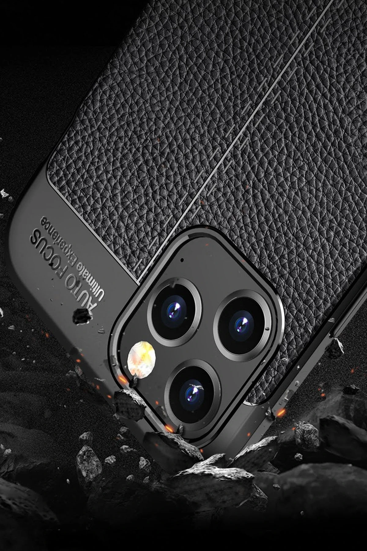 Newface Apple iPhone 12 Pro Kılıf Auto Focus Kapak - Siyah — görsel 3
