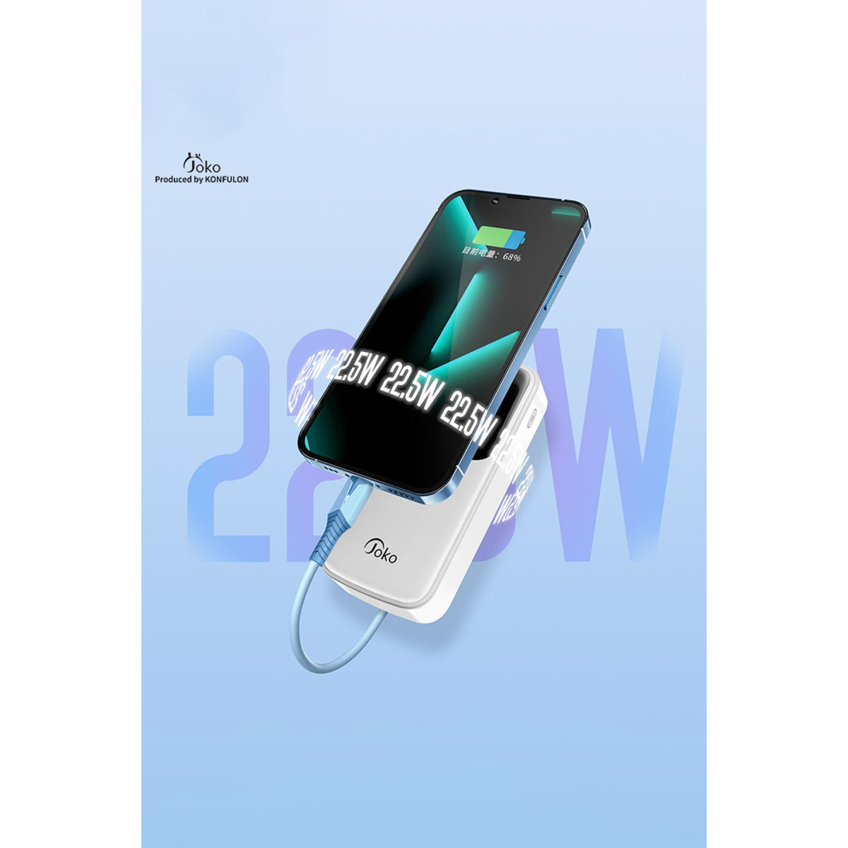 Konfulon J12 Powerbank 20.000 mAh - Siyah — görsel 6
