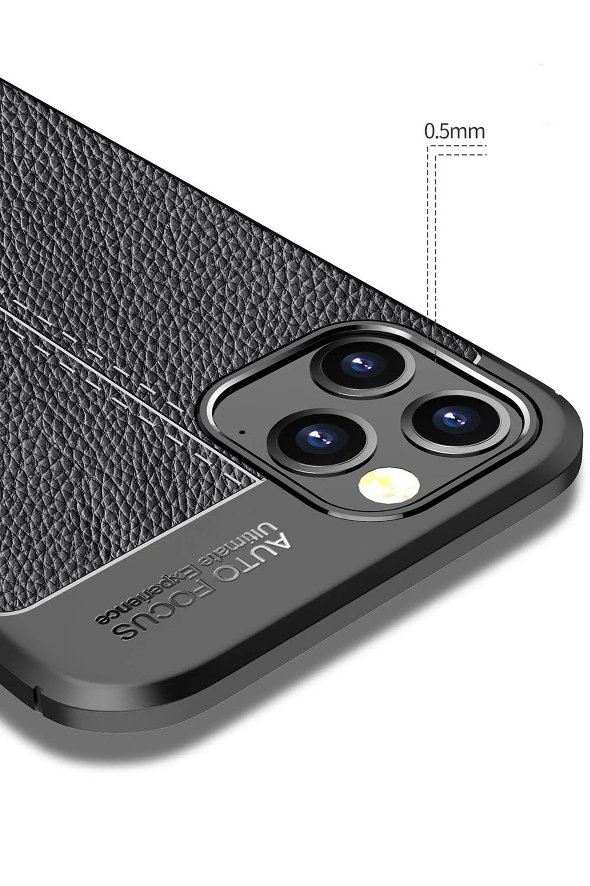Newface Apple iPhone 12 Pro Max Kılıf Auto Focus Kapak - Siyah — görsel 4