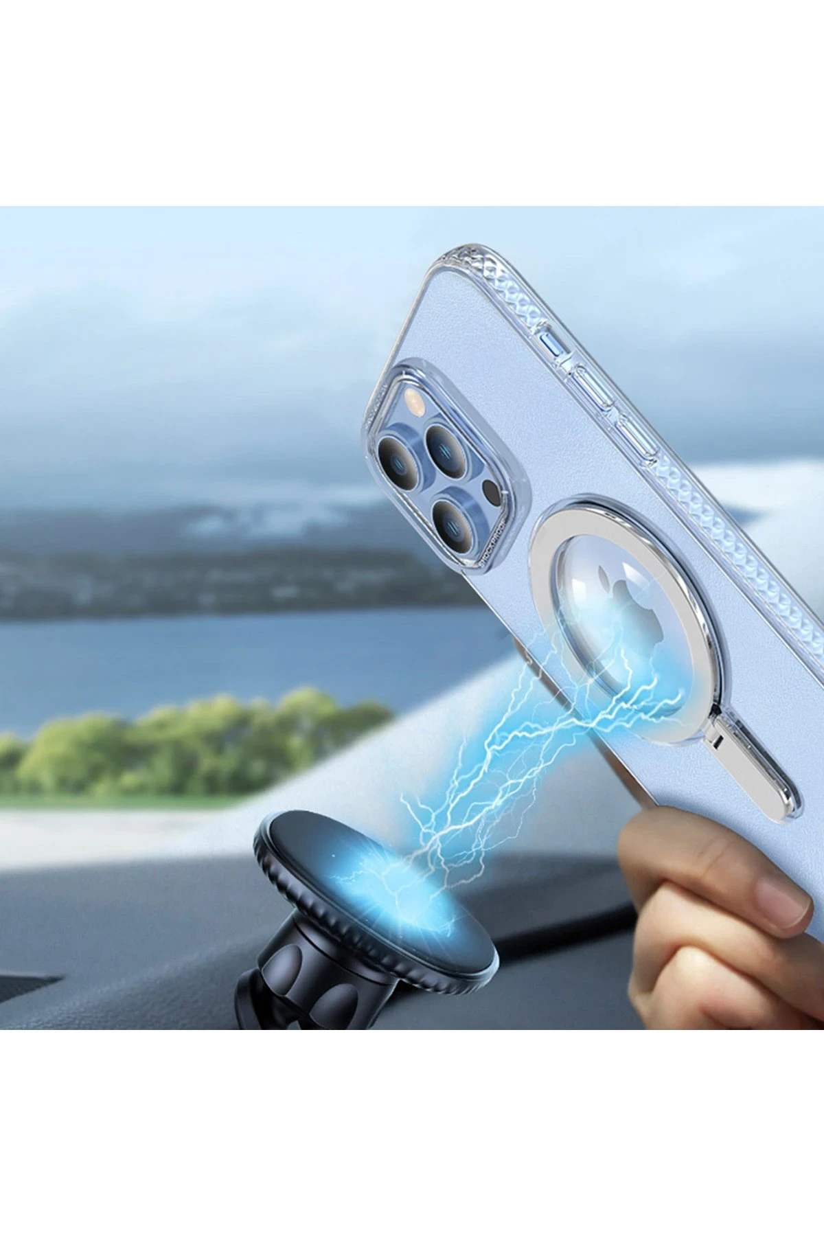 Joko Apple iPhone 14 Pro Max Kılıf Zoom Standlı Silikon - Siyah — görsel 8