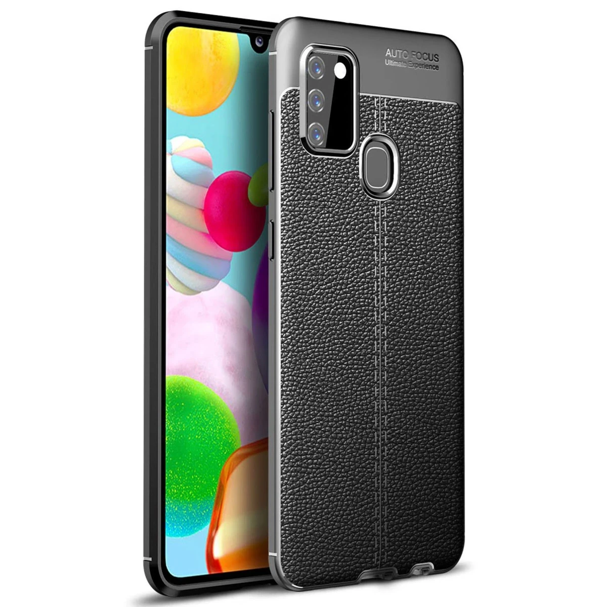 Newface Samsung Galaxy A21S Kılıf Auto Focus Kapak - Siyah — görsel 5