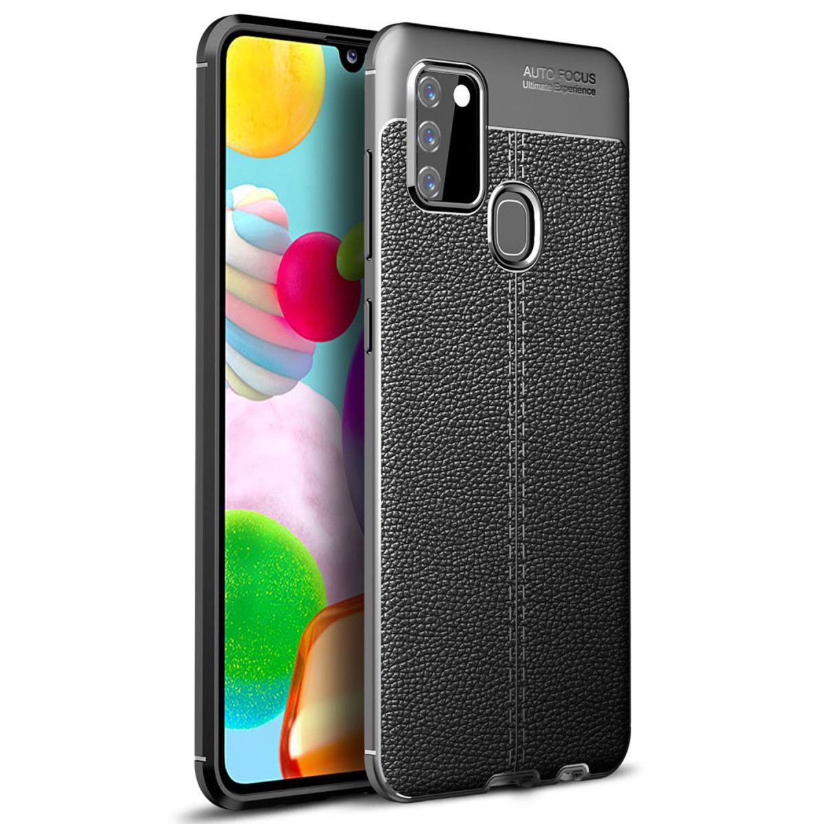 Newface Samsung Galaxy A21S Kılıf Auto Focus Kapak - Siyah — görsel 9