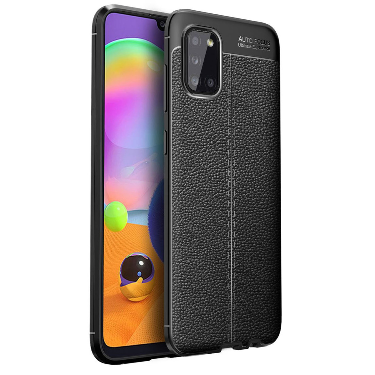 Newface Samsung Galaxy A31 Kılıf Auto Focus Kapak - Siyah — görsel 9