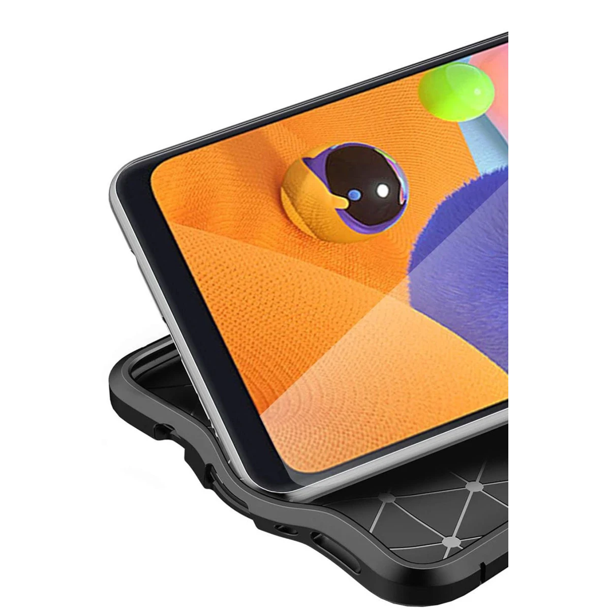 Newface Samsung Galaxy A31 Kılıf Auto Focus Kapak - Siyah — görsel 7