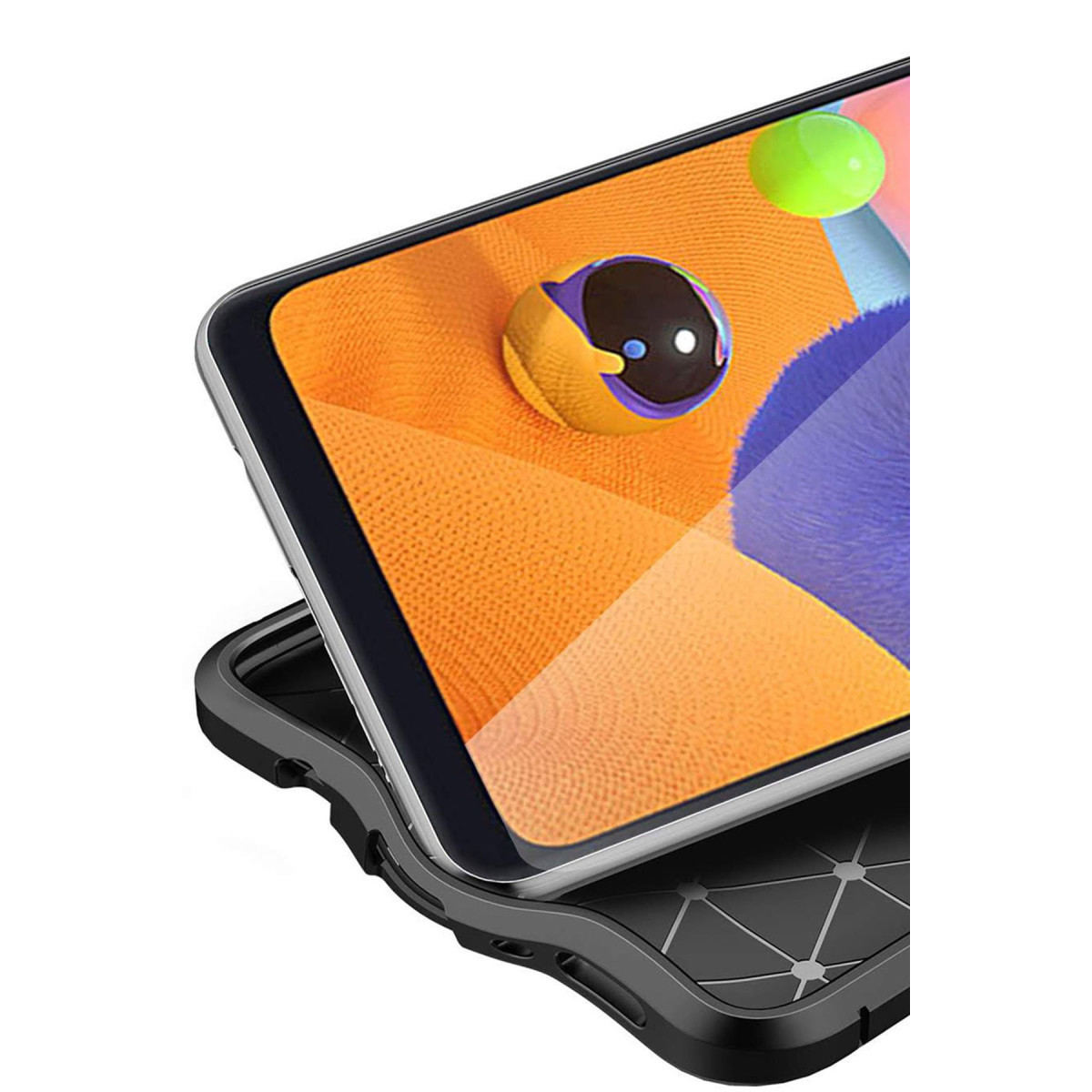 Newface Samsung Galaxy A31 Kılıf Auto Focus Kapak - Siyah — görsel 11