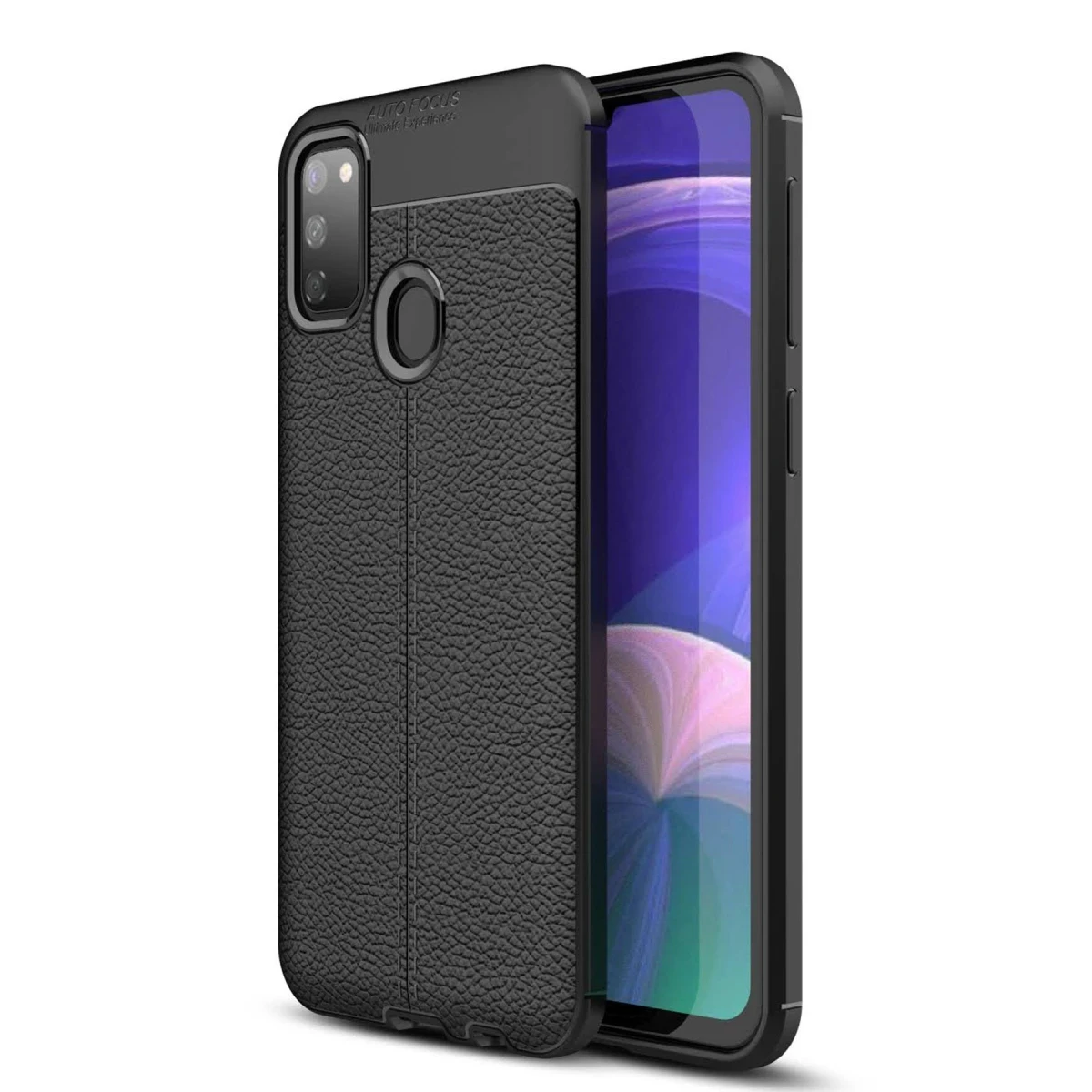 Newface Samsung Galaxy M30S Kılıf Auto Focus Kapak - Siyah — görsel 5