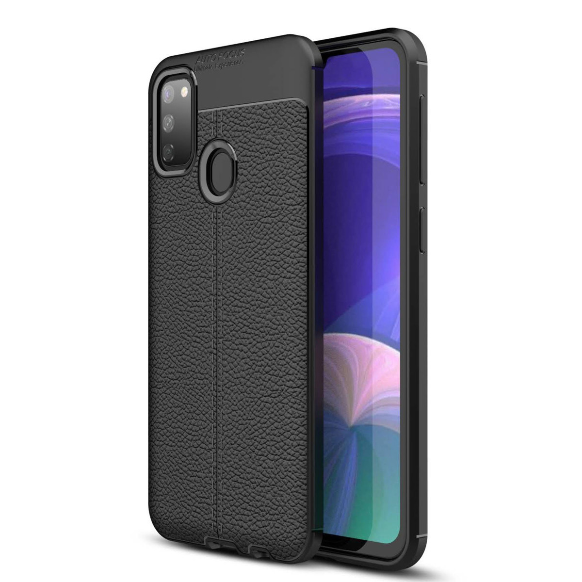 Newface Samsung Galaxy M30S Kılıf Auto Focus Kapak - Siyah — görsel 9