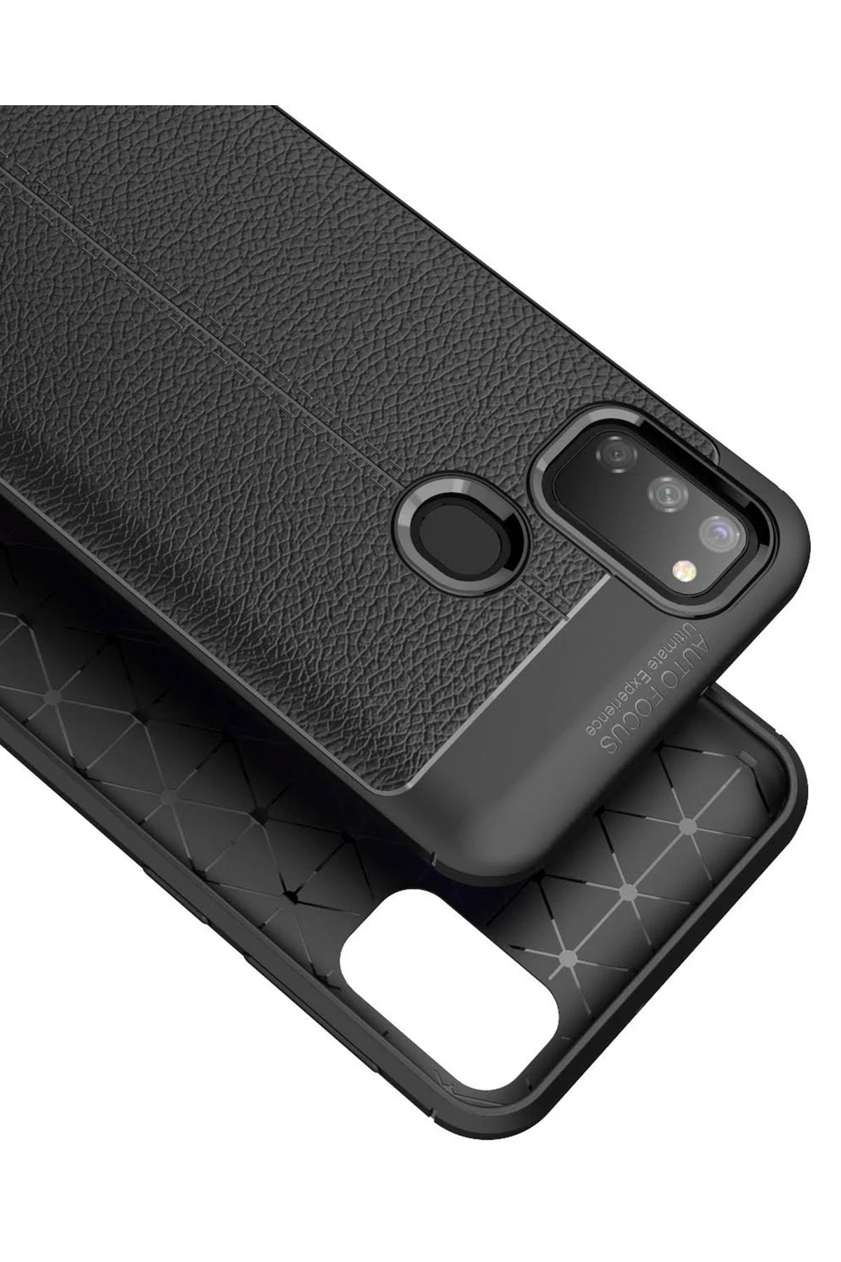 Newface Samsung Galaxy M30S Kılıf Auto Focus Kapak - Siyah — görsel 3