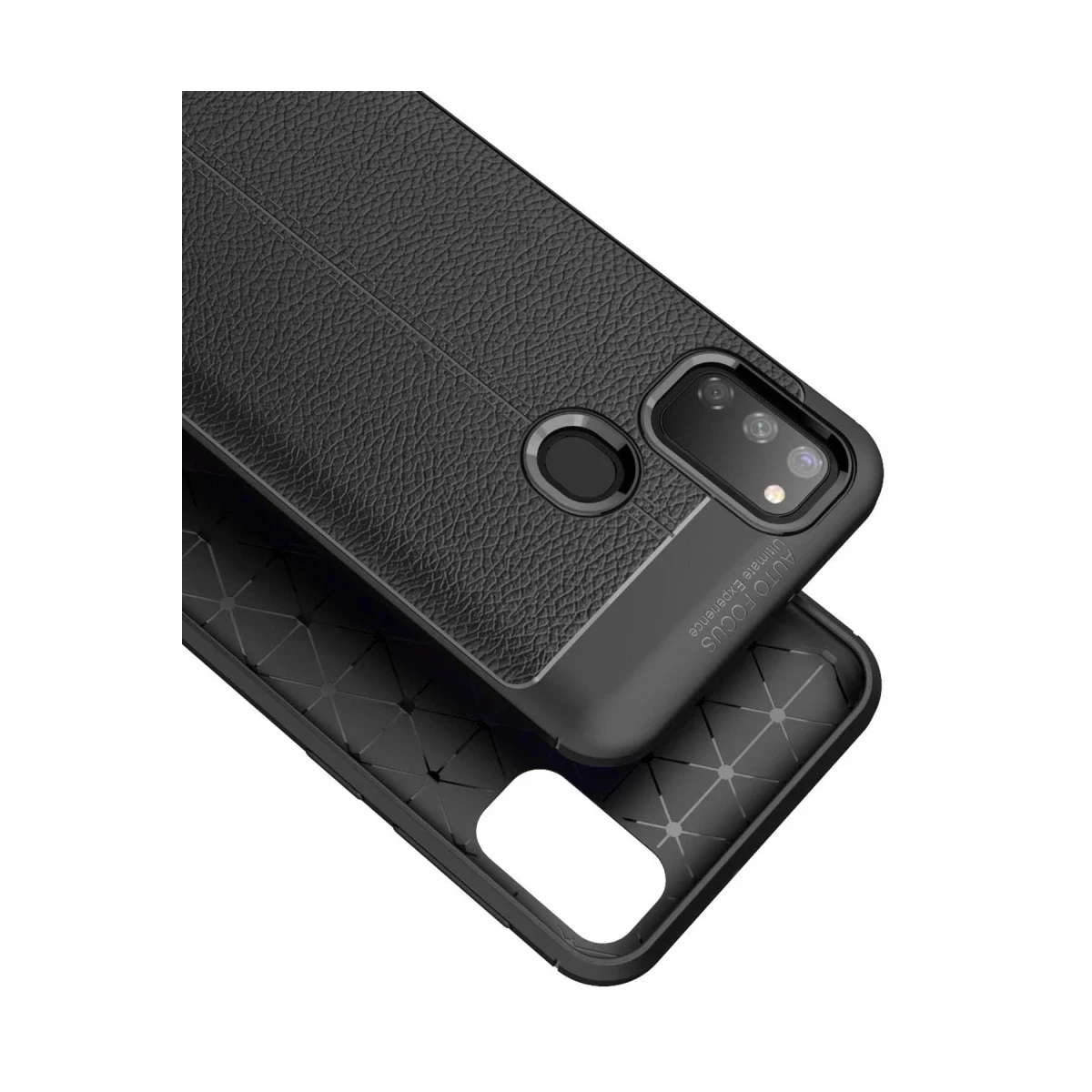 Newface Samsung Galaxy M30S Kılıf Auto Focus Kapak - Siyah — görsel 7