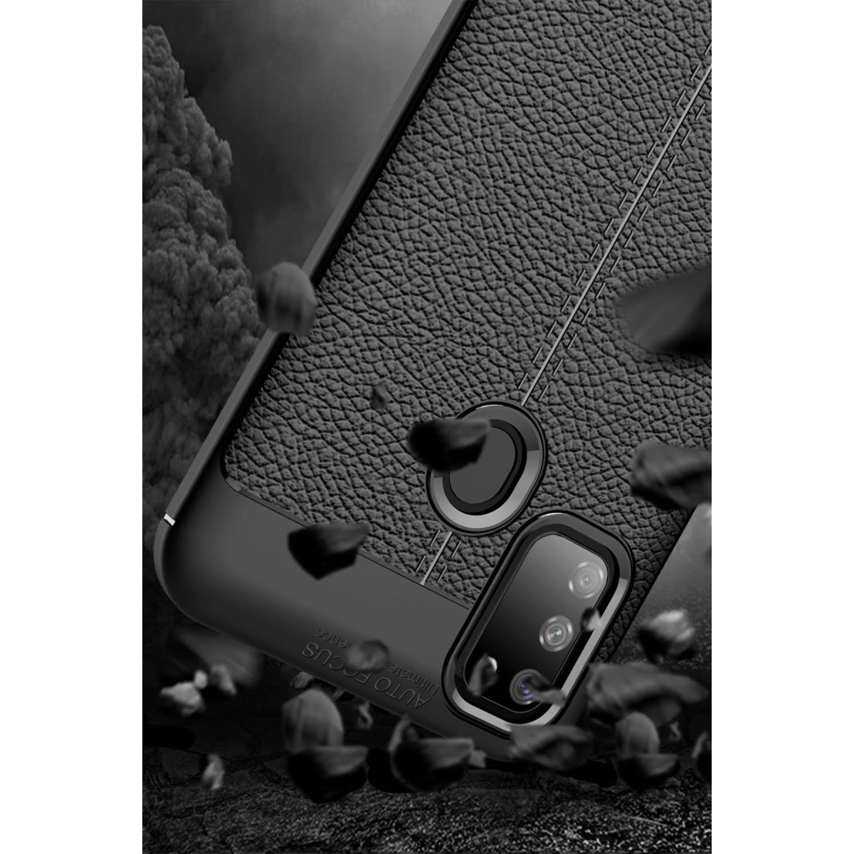Newface Samsung Galaxy M30S Kılıf Auto Focus Kapak - Siyah — görsel 12
