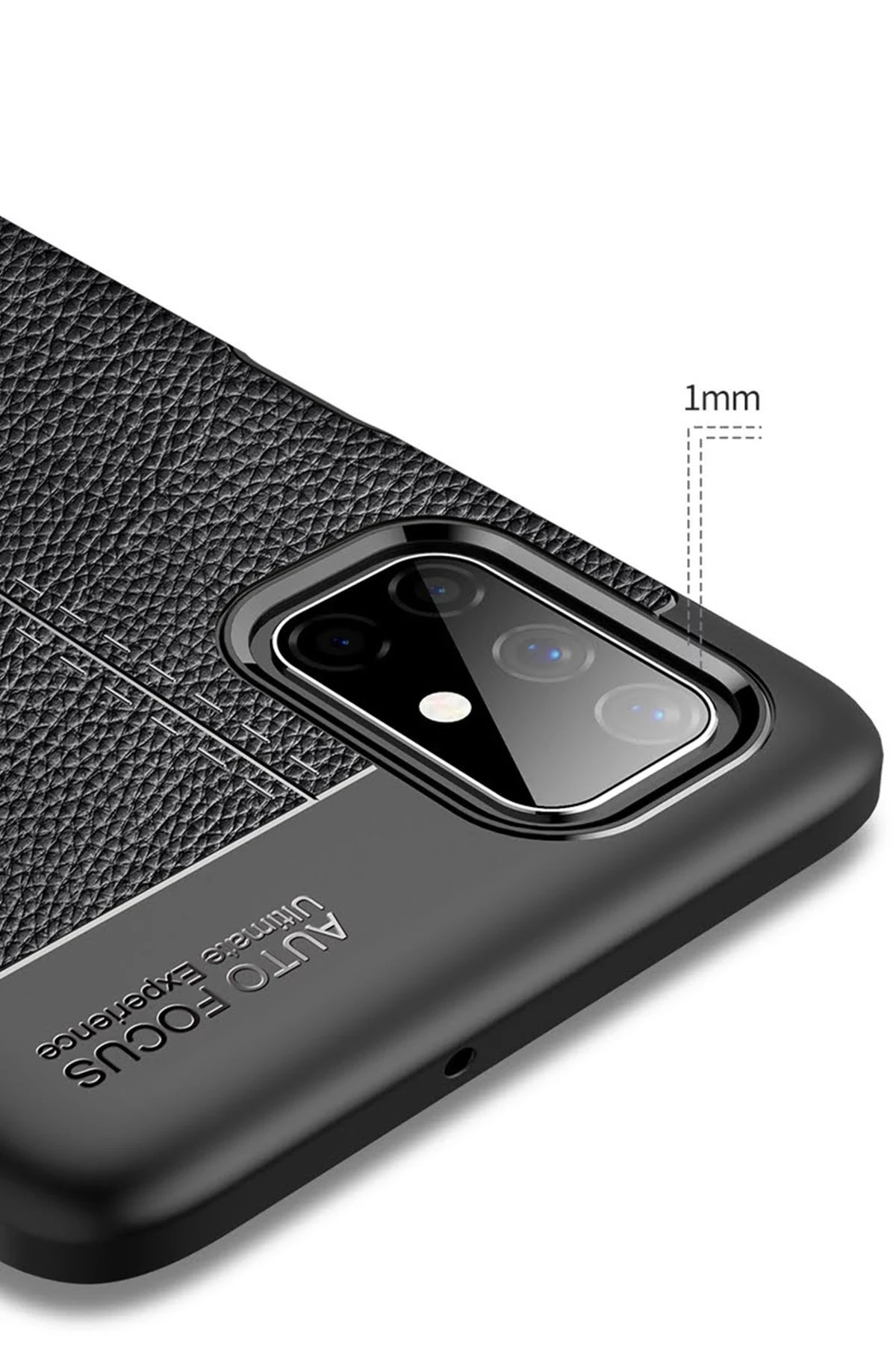 Newface Samsung Galaxy M51 Kılıf Auto Focus Kapak - Kırmızı