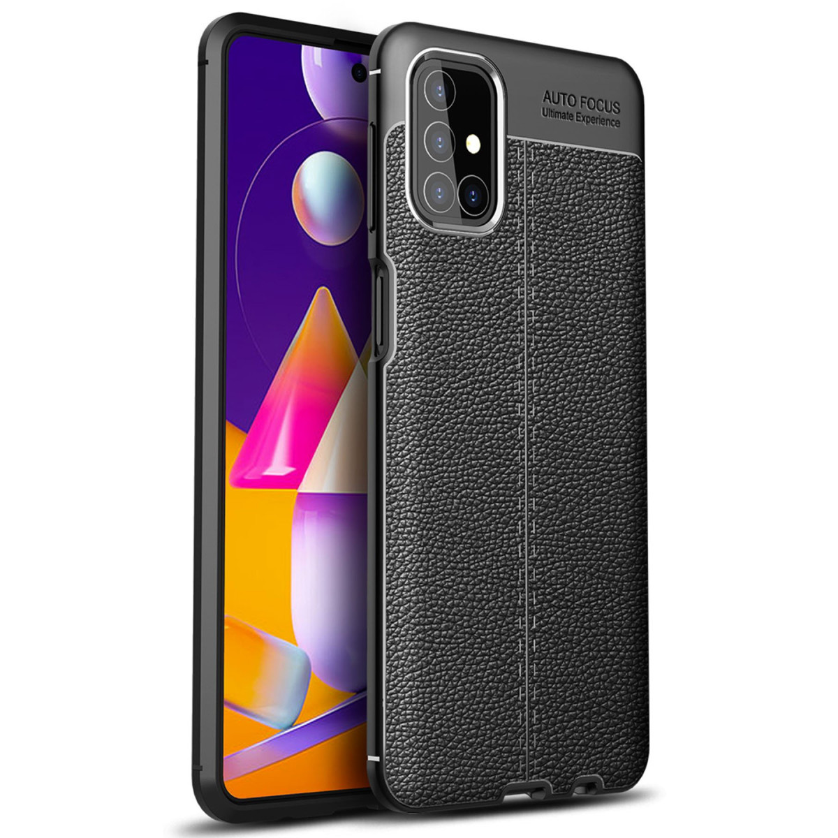 Newface Samsung Galaxy M31S Kılıf Auto Focus Kapak - Siyah — görsel 11