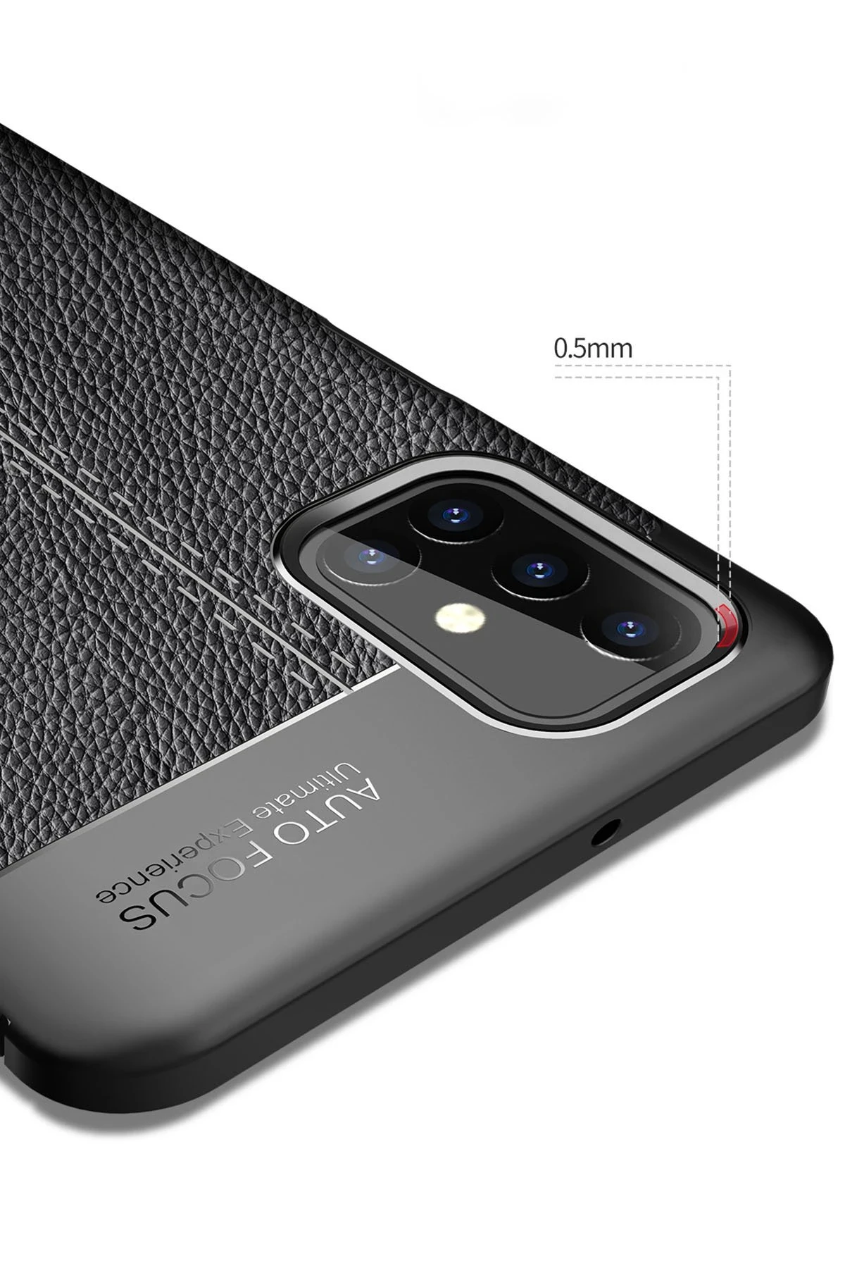 Newface Samsung Galaxy M31S Kılıf Auto Focus Kapak - Siyah — görsel 4