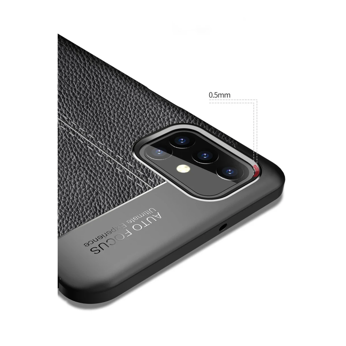 Newface Samsung Galaxy M31S Kılıf Auto Focus Kapak - Siyah — görsel 9