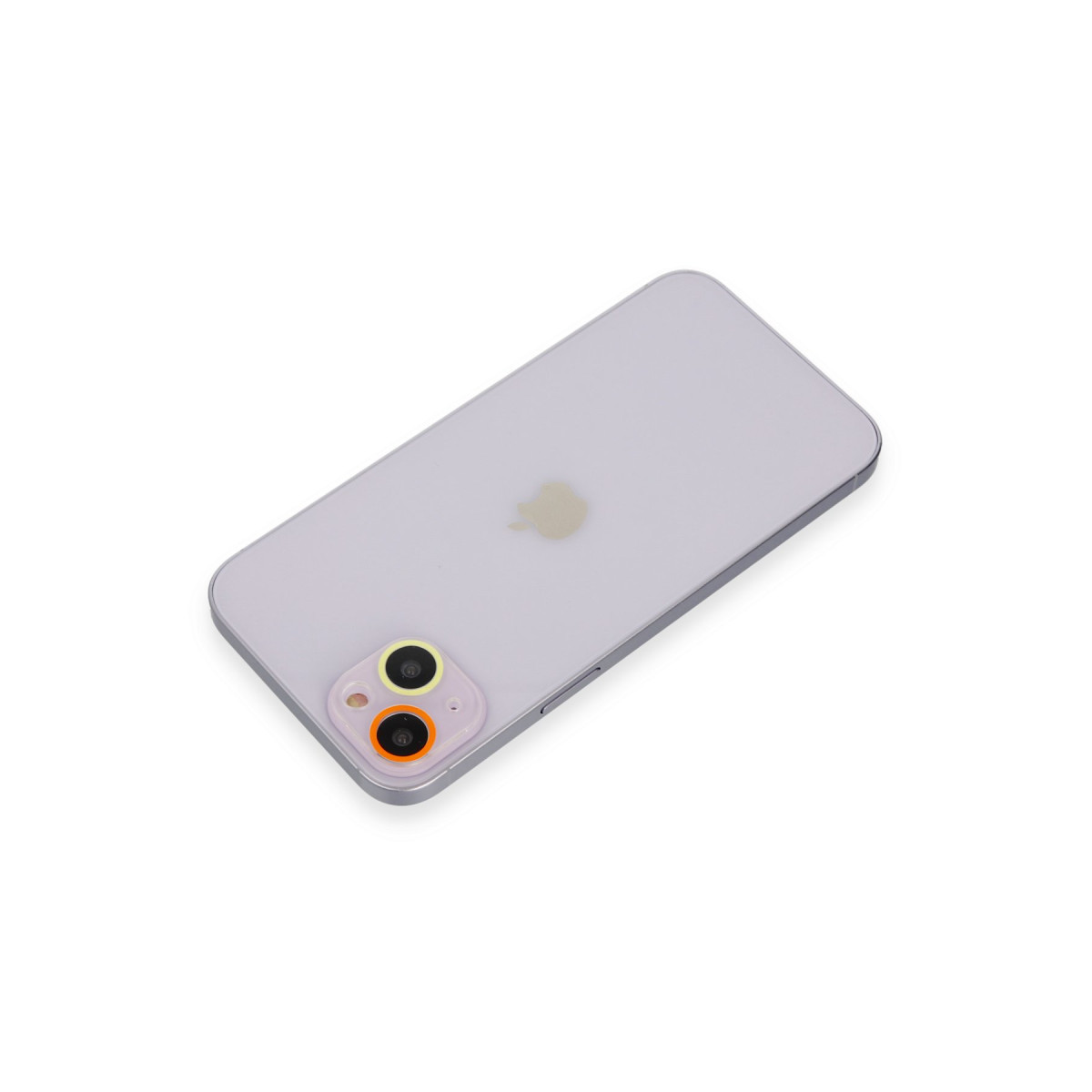 Newface Apple iPhone 14 Plus Renkli Kamera Lens Koruma Cam - Sarı-Turuncu — görsel 8