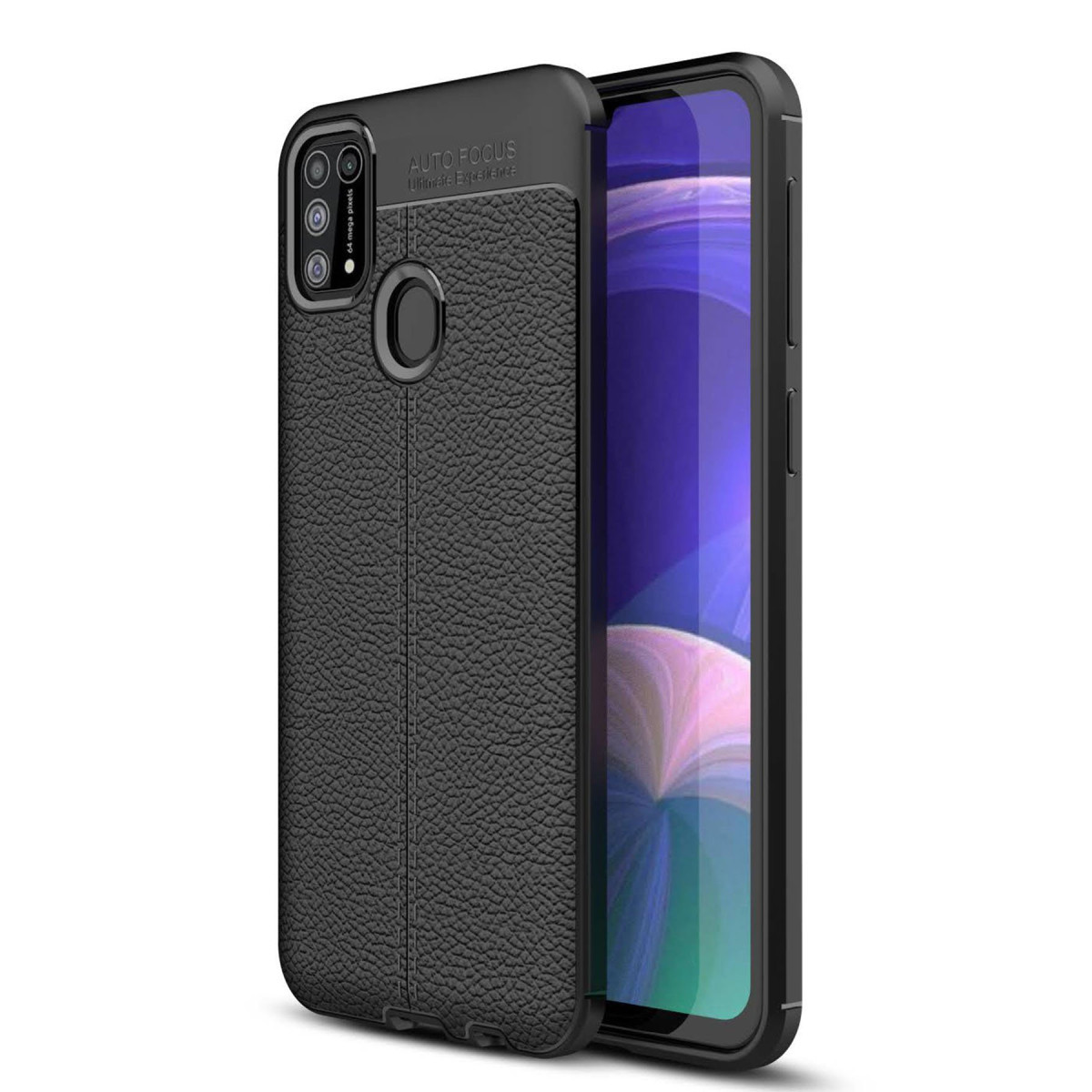 Newface Samsung Galaxy M31 Kılıf Auto Focus Kapak - Siyah — görsel 9