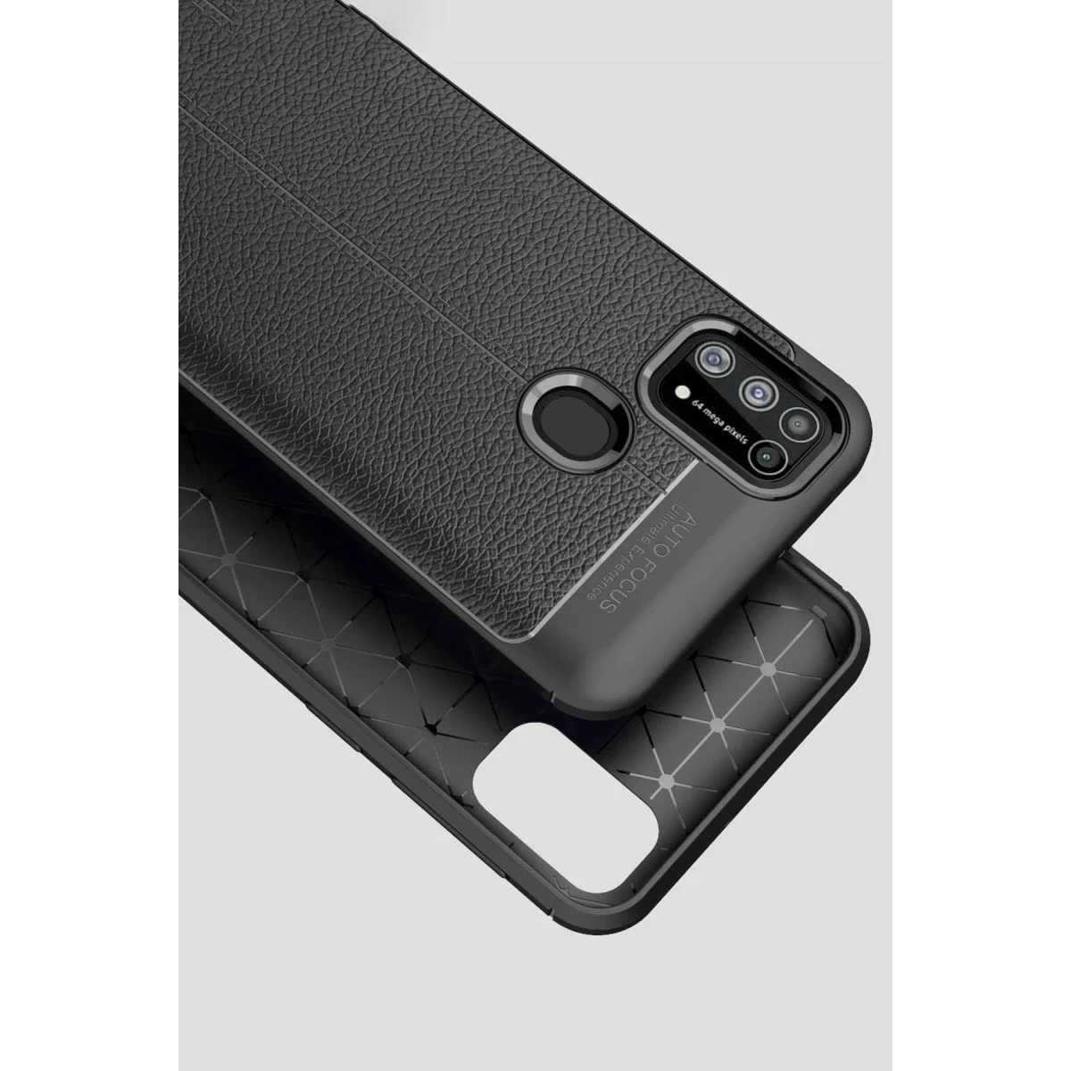 Newface Samsung Galaxy M31 Kılıf Auto Focus Kapak - Siyah — görsel 7