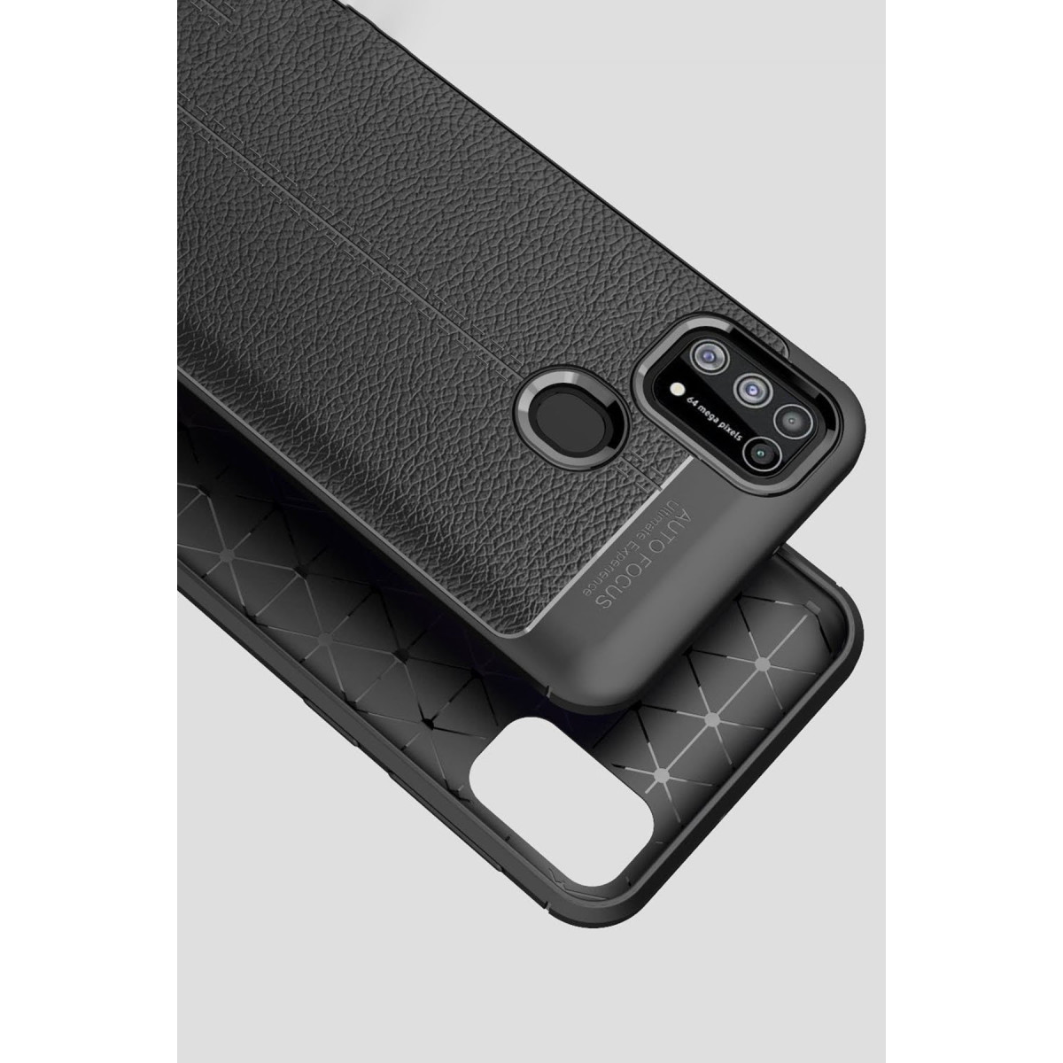 Newface Samsung Galaxy M31 Kılıf Auto Focus Kapak - Siyah — görsel 11