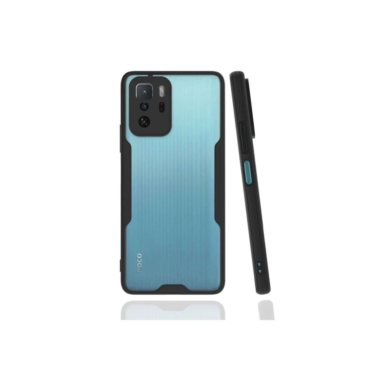 Newface Xiaomi Poco X3 GT Kılıf Platin Silikon - Siyah — görsel 2