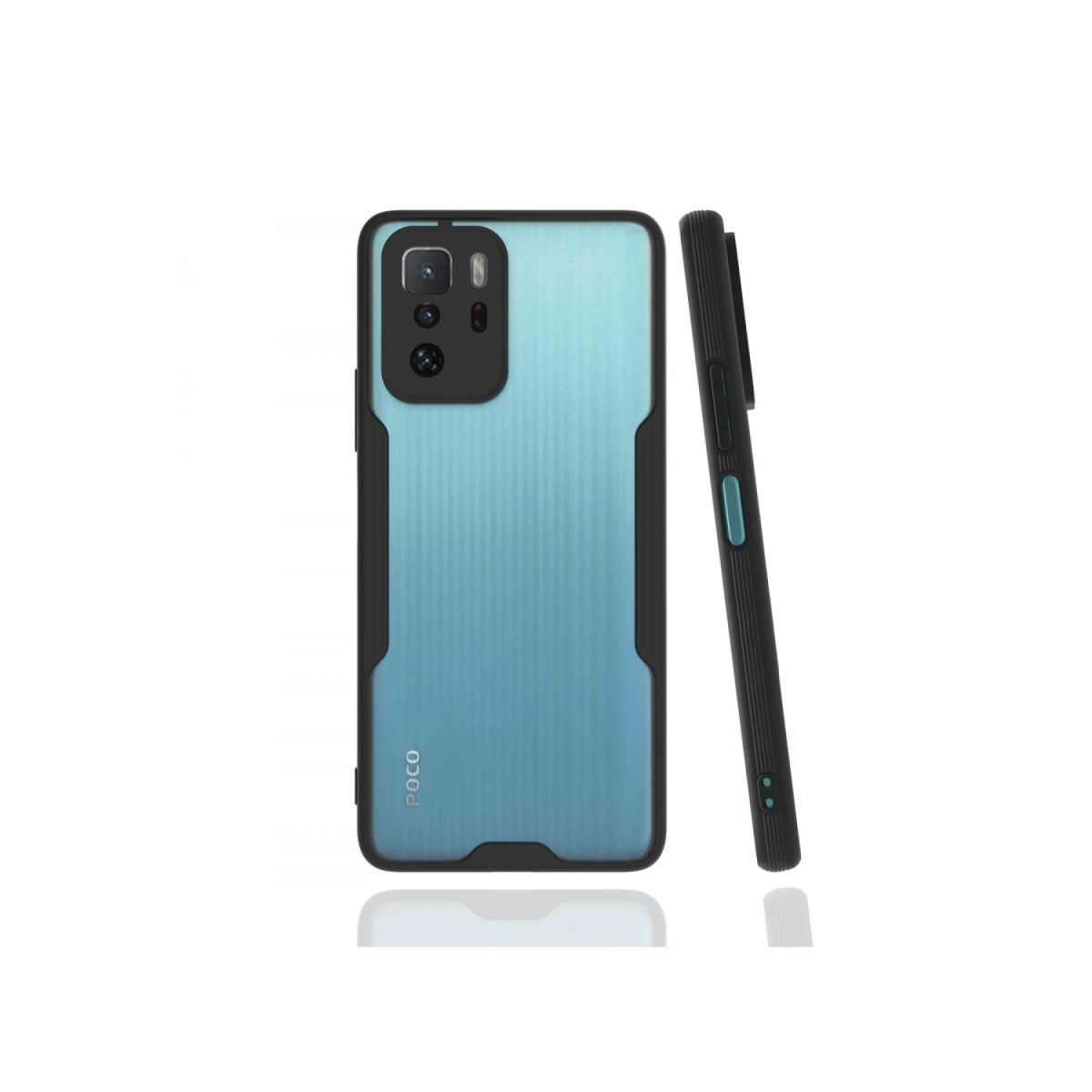 Newface Xiaomi Poco X3 GT Kılıf Platin Silikon - Siyah — görsel 3