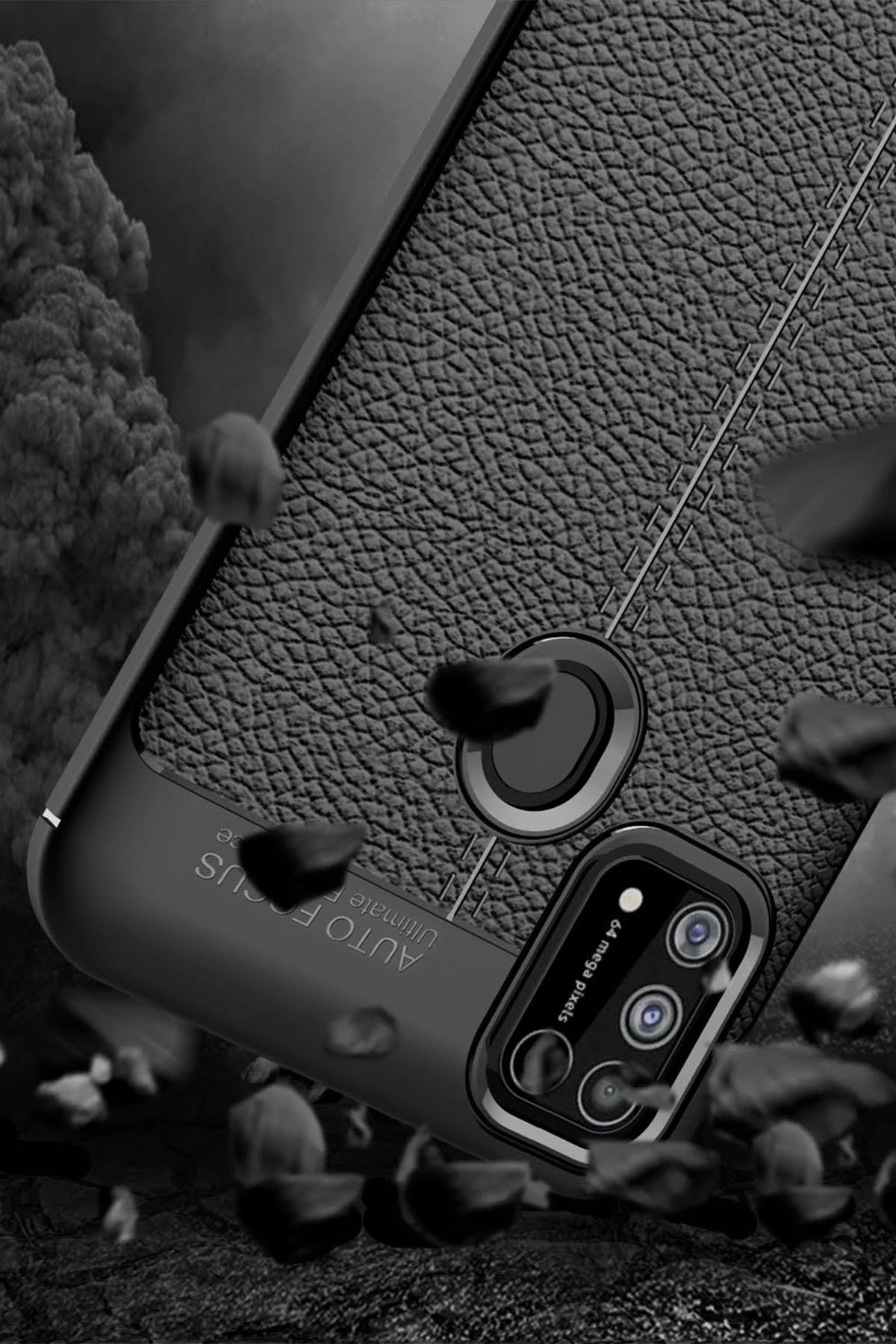 Newface Samsung Galaxy M31 Kılıf Auto Focus Kapak - Siyah — görsel 4
