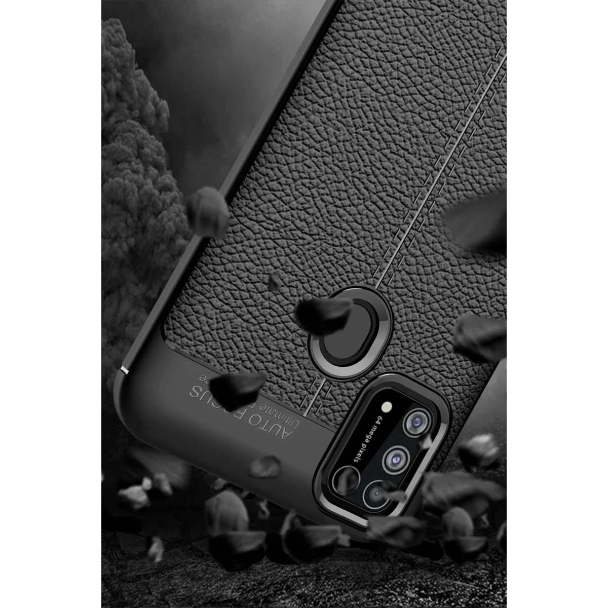 Newface Samsung Galaxy M31 Kılıf Auto Focus Kapak - Siyah — görsel 8