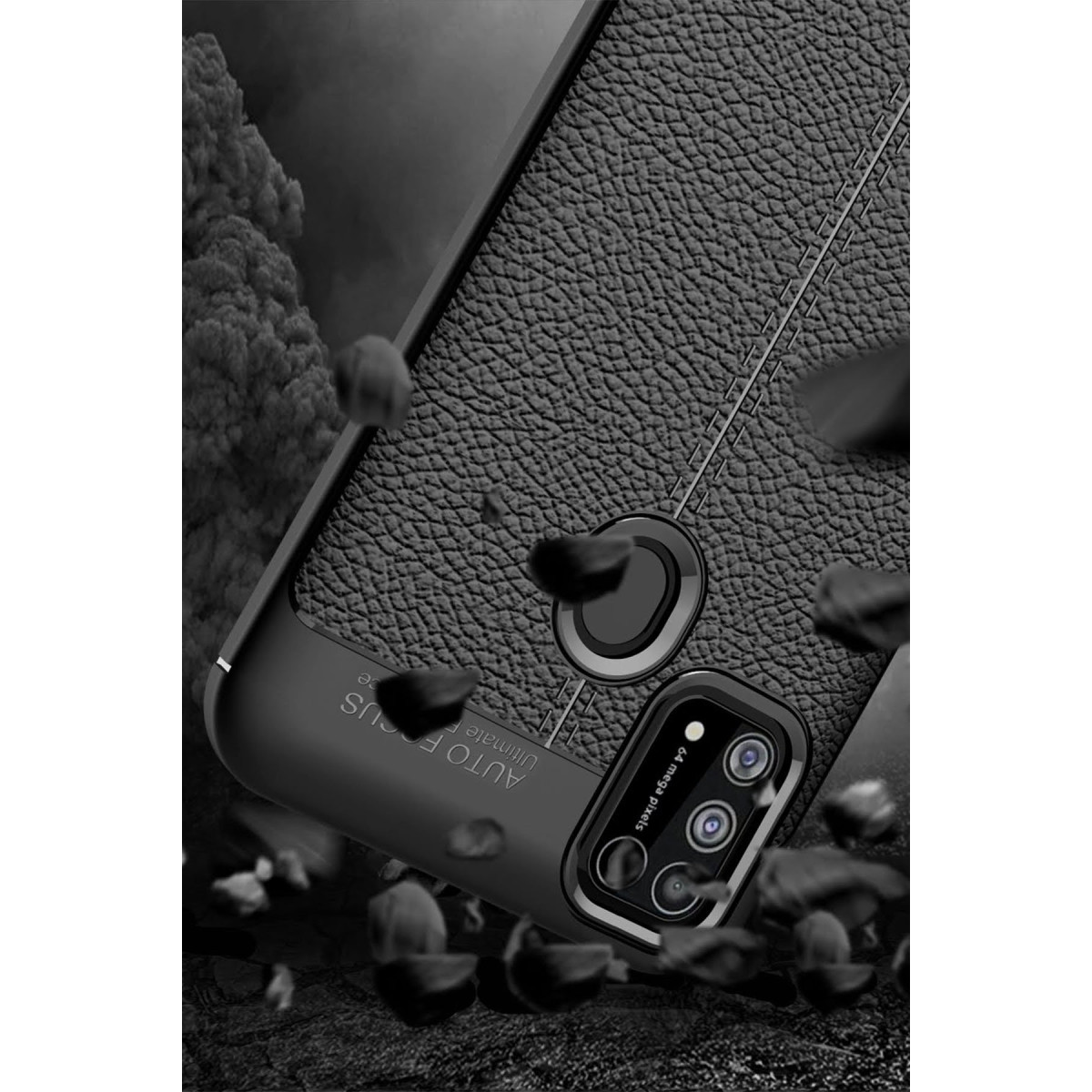 Newface Samsung Galaxy M31 Kılıf Auto Focus Kapak - Siyah — görsel 12