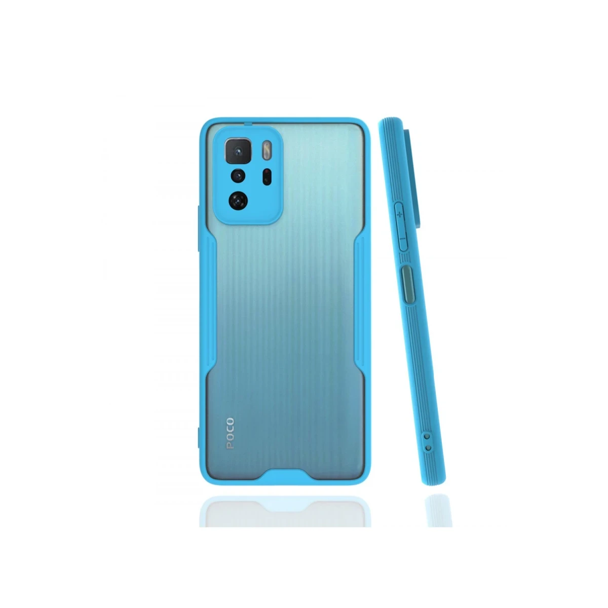 Newface Xiaomi Poco X3 GT Kılıf Platin Silikon - Mavi
