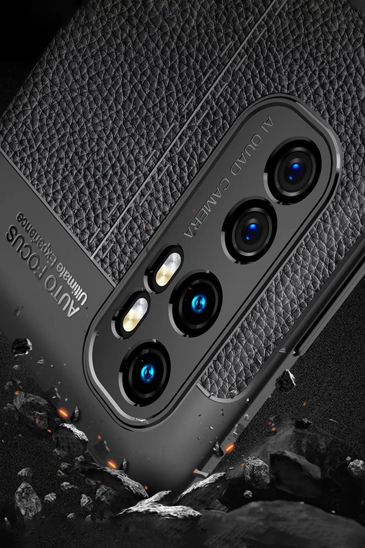 Newface Xiaomi Mi Note 10 Lite Kılıf Auto Focus Kapak - Siyah — görsel 4