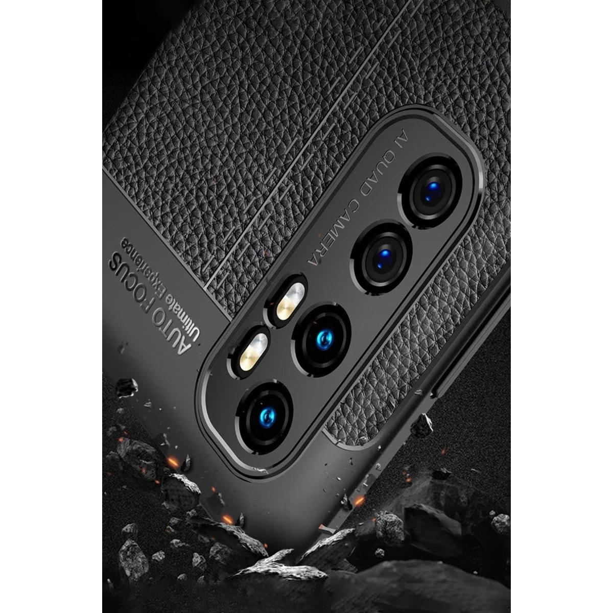 Newface Xiaomi Mi Note 10 Lite Kılıf Auto Focus Kapak - Siyah — görsel 10