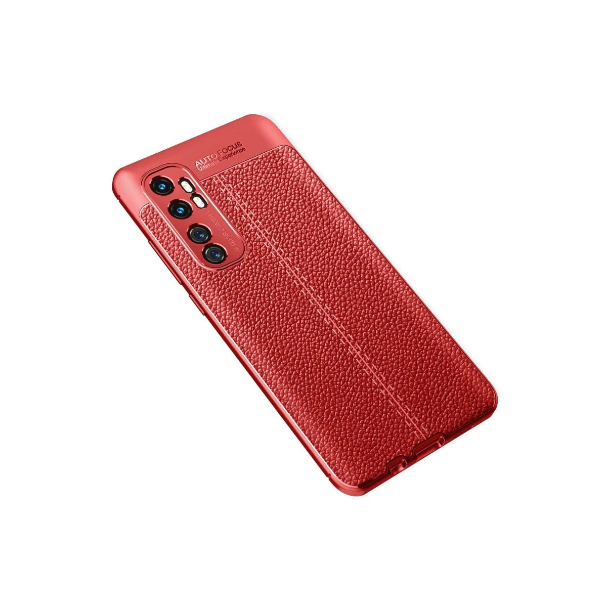 Newface Xiaomi Mi Note 10 Lite Kılıf Auto Focus Kapak - Kırmızı