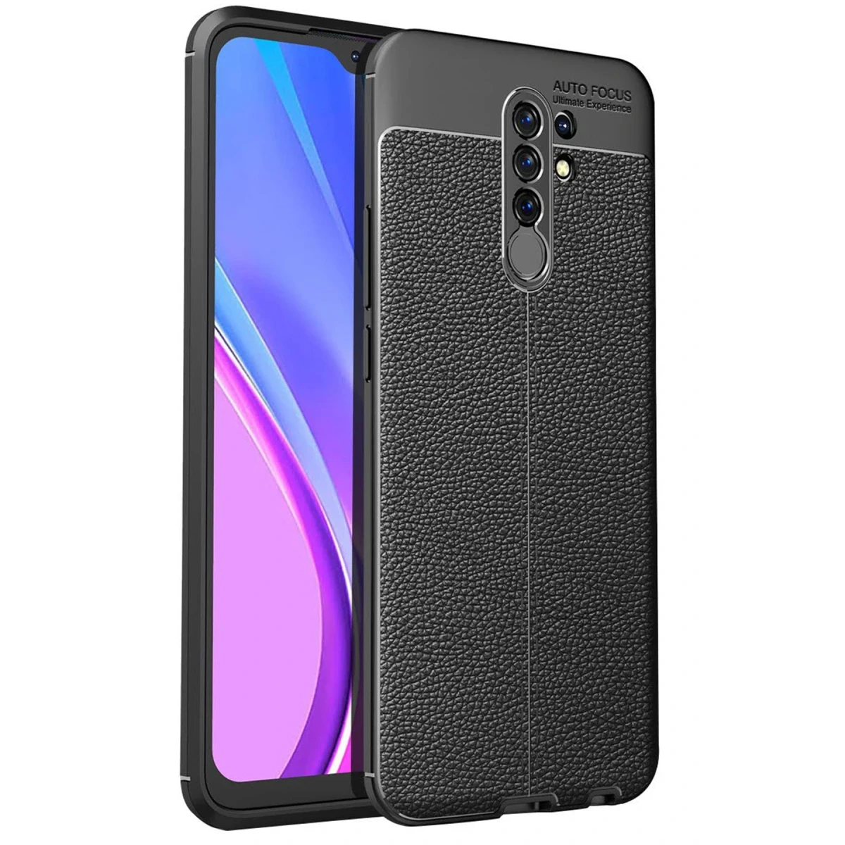 Newface Xiaomi Redmi 9 Kılıf Auto Focus Kapak - Siyah — görsel 6