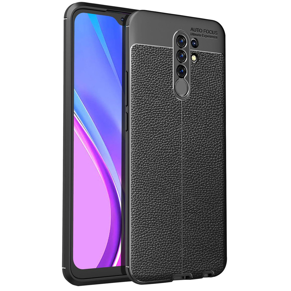 Newface Xiaomi Redmi 9 Kılıf Auto Focus Kapak - Siyah — görsel 11