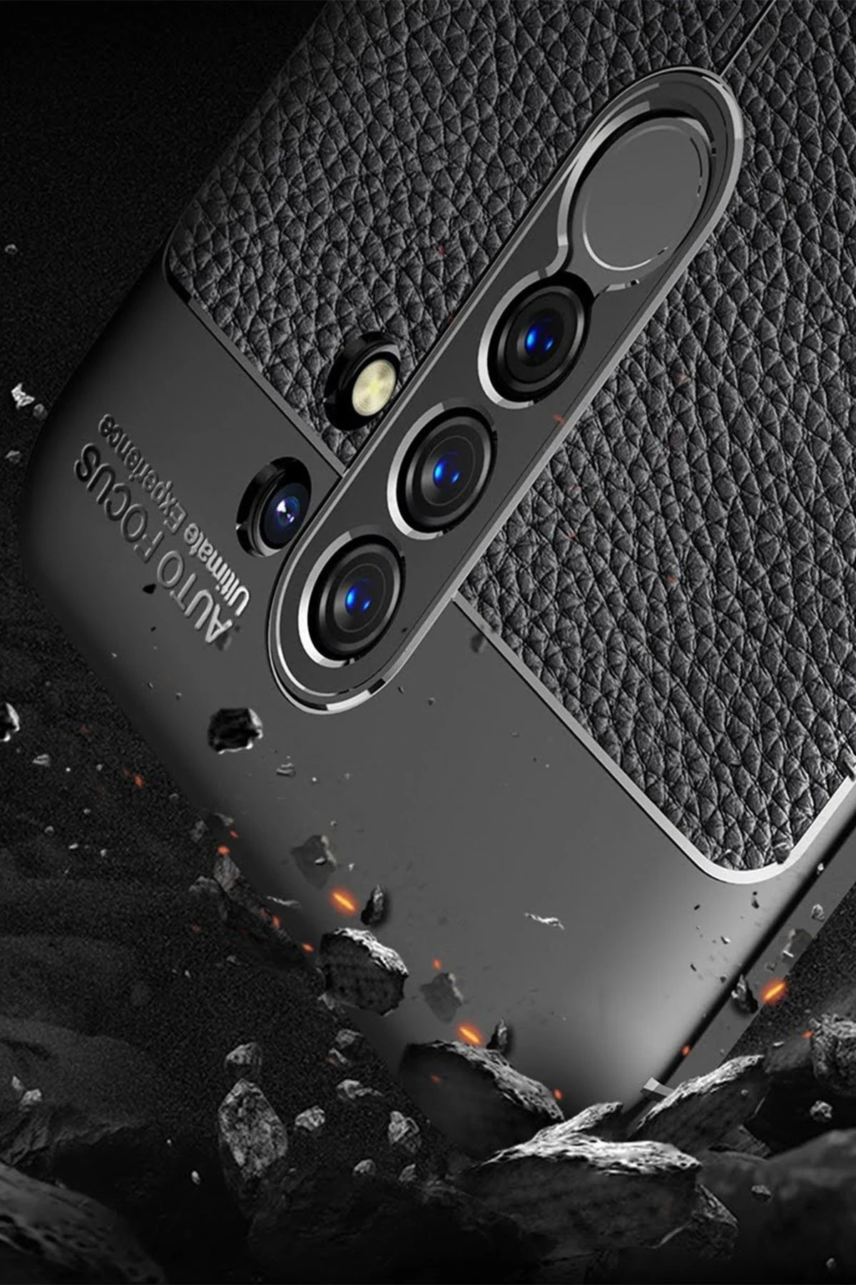 Newface Xiaomi Redmi 9 Kılıf Auto Focus Kapak - Siyah — görsel 4