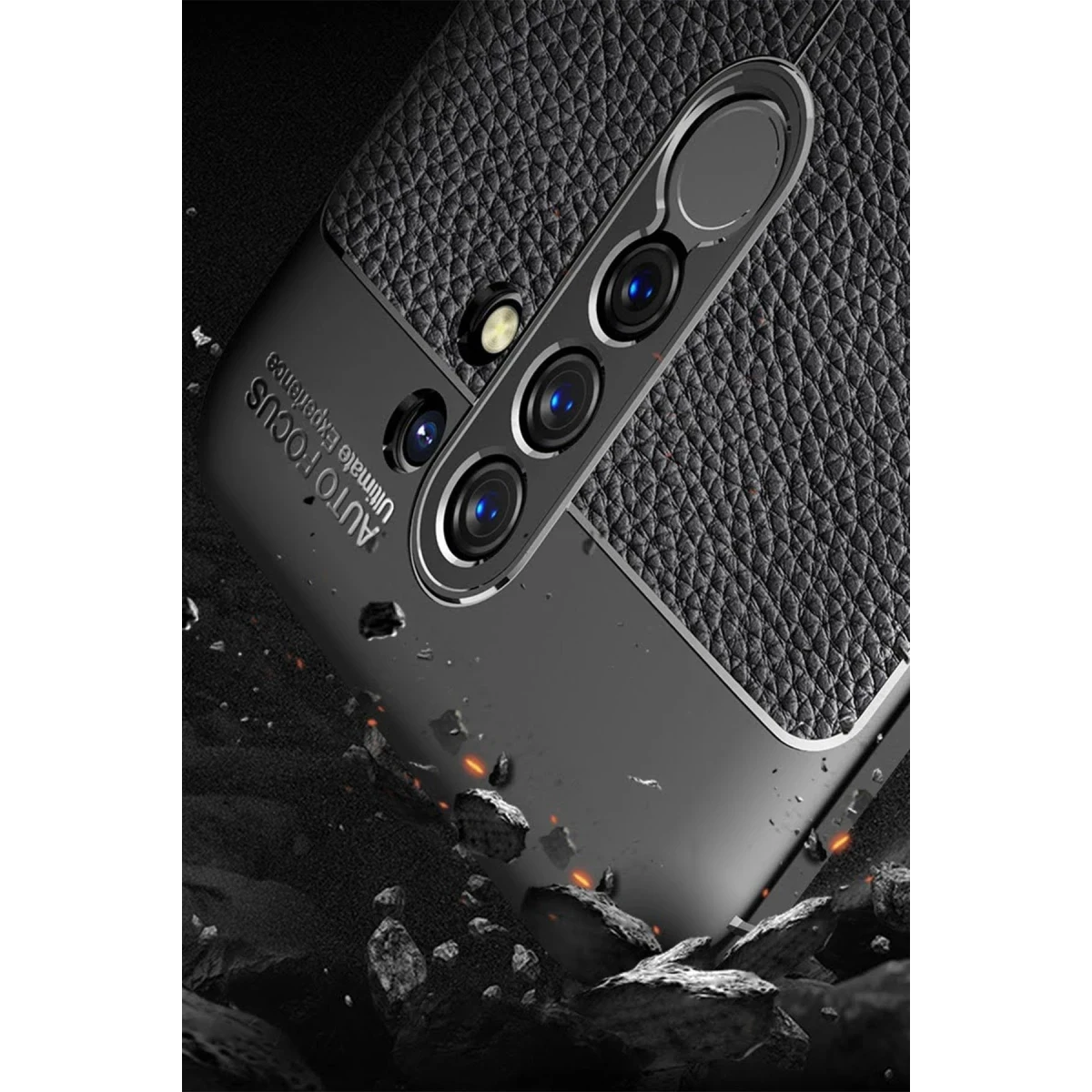 Newface Xiaomi Redmi 9 Kılıf Auto Focus Kapak - Siyah — görsel 9