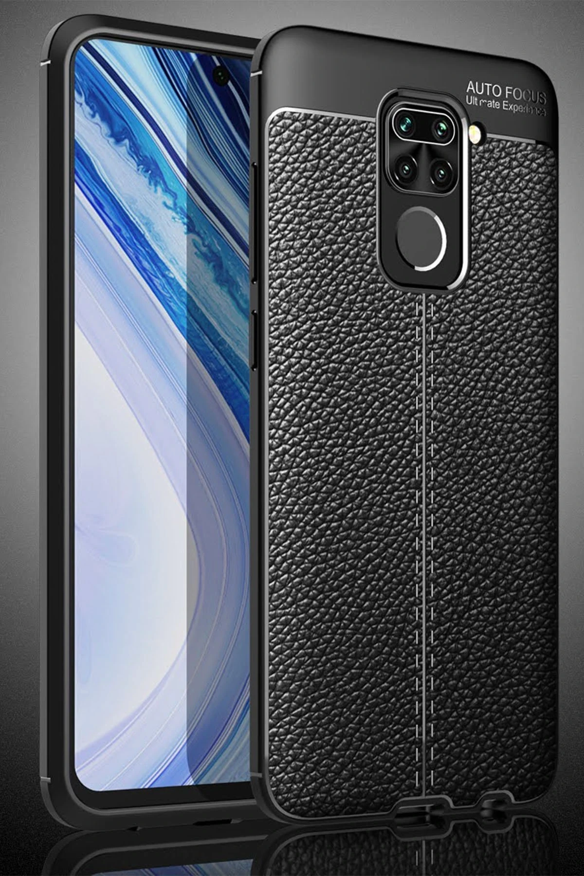 Newface Xiaomi Redmi Note 9 Kılıf Auto Focus Kapak - Siyah — görsel 2