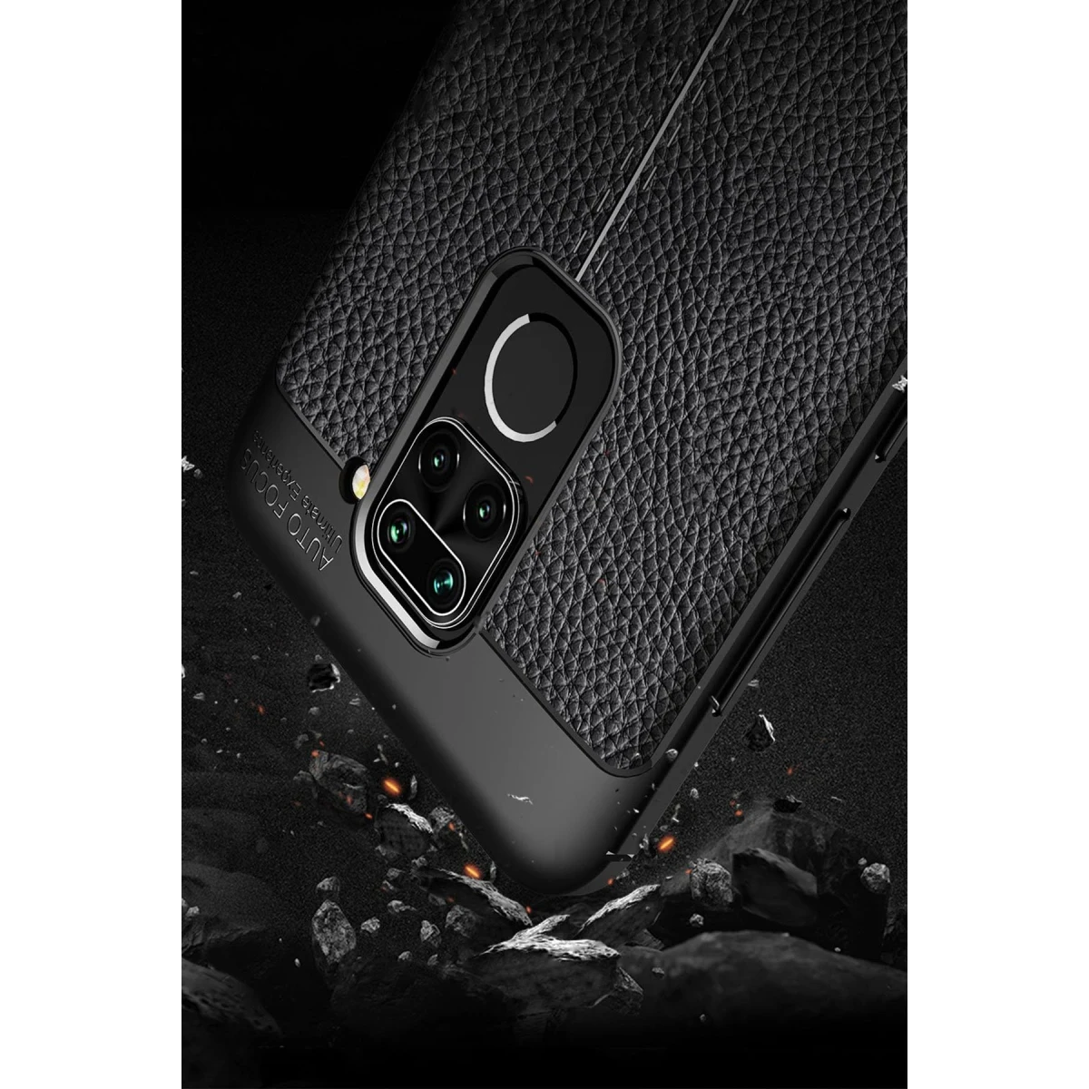 Newface Xiaomi Redmi Note 9 Kılıf Auto Focus Kapak - Siyah — görsel 10