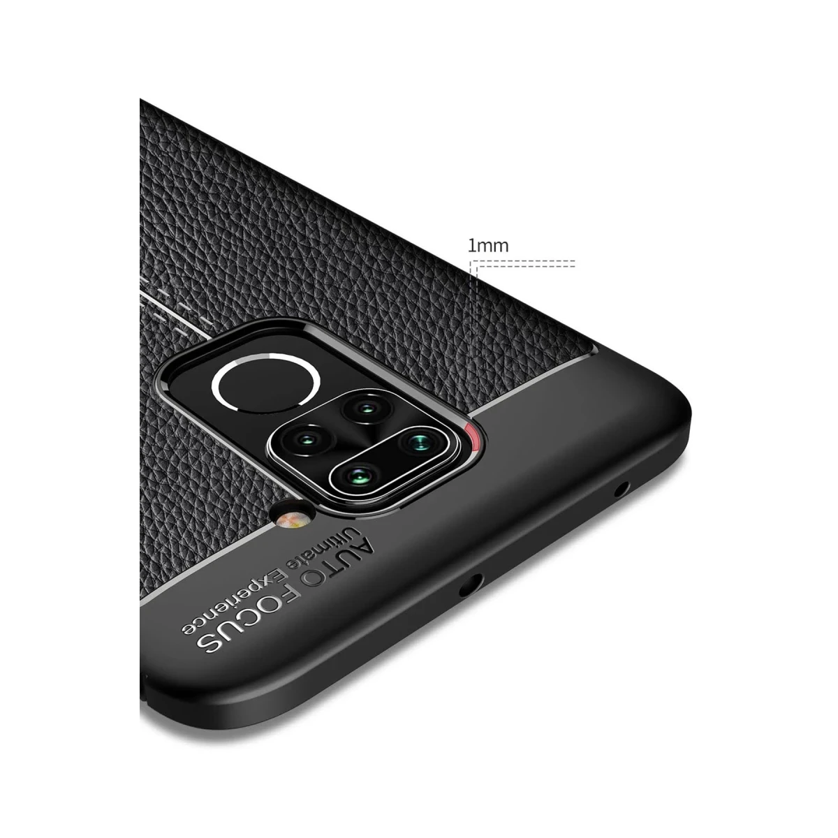 Newface Xiaomi Redmi Note 9 Kılıf Auto Focus Kapak - Siyah — görsel 11